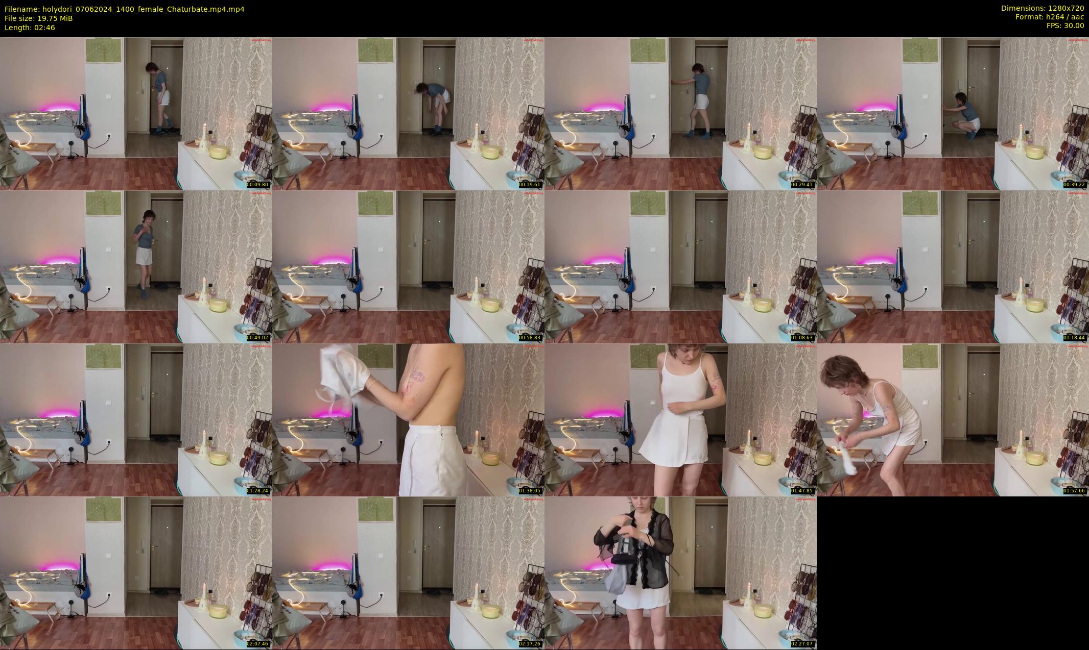 holydori — 3 minute Chaturbate female cam show recording, 720p, Jun 7, 2024