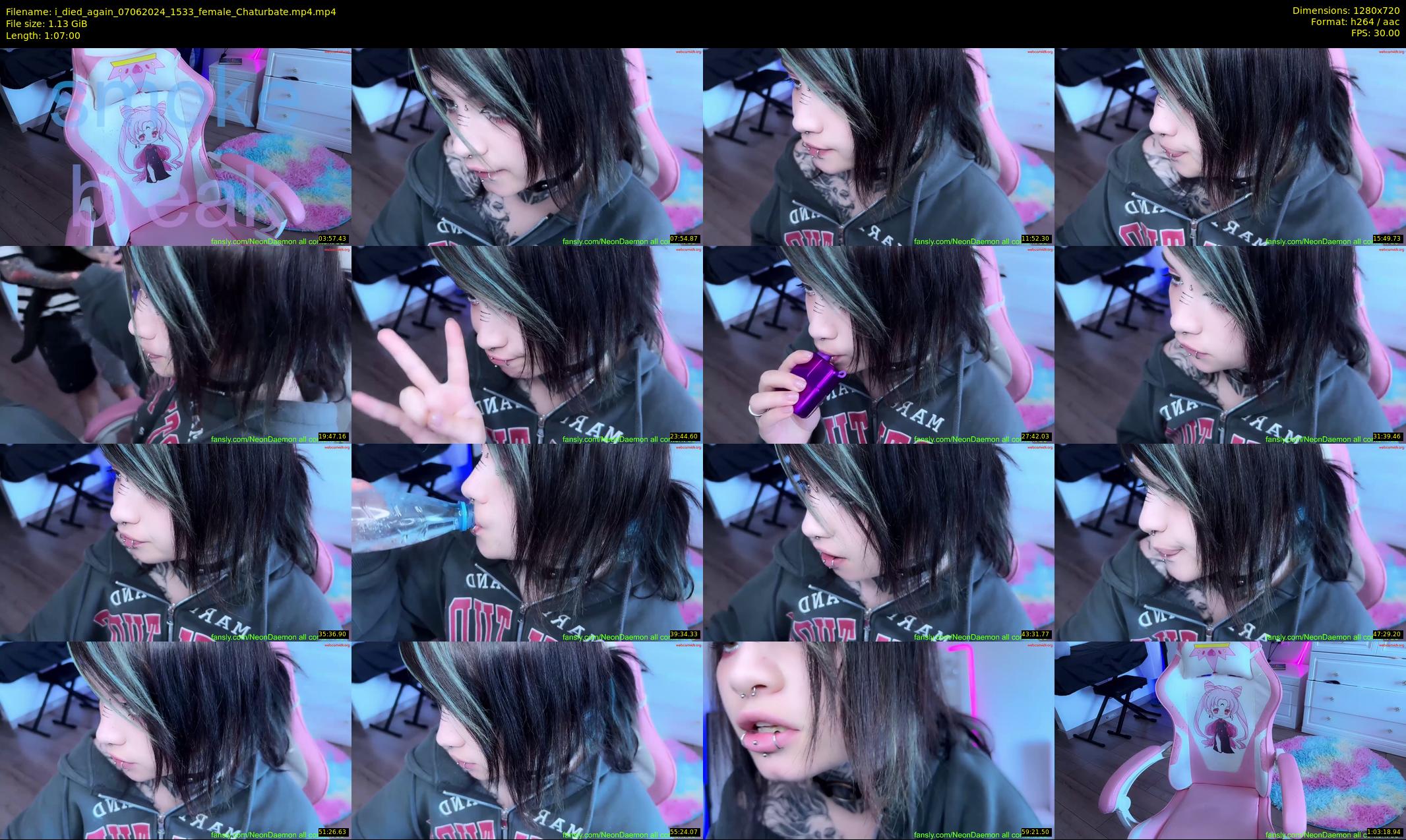 i_died_again — 67 minute Chaturbate female cam show recording, 720p, Jun 7, 2024
