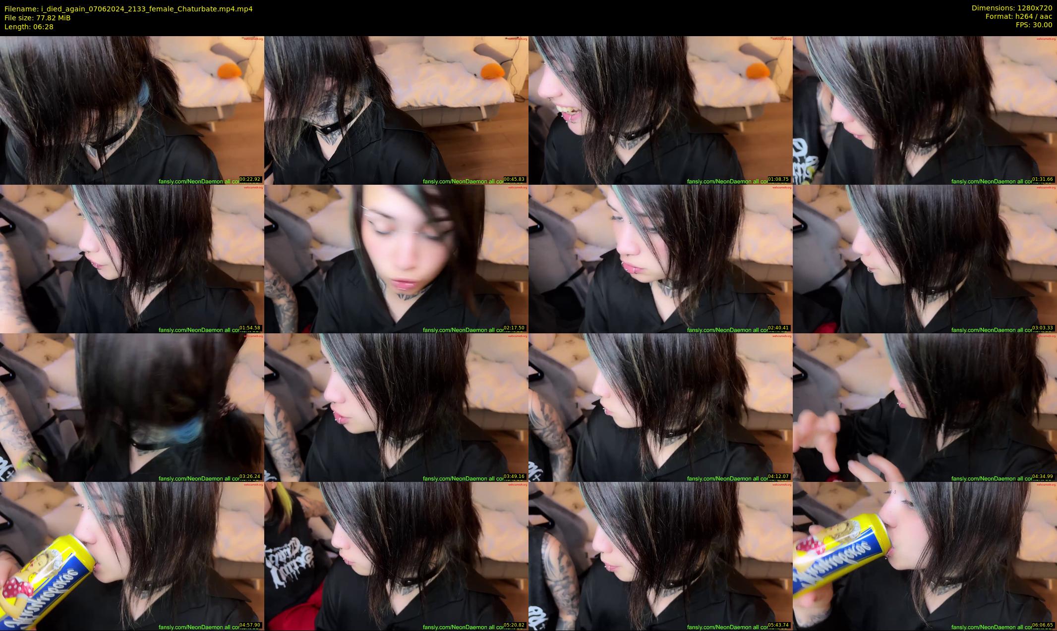 i_died_again — 7 minute Chaturbate female cam show recording, 720p, Jun 7, 2024