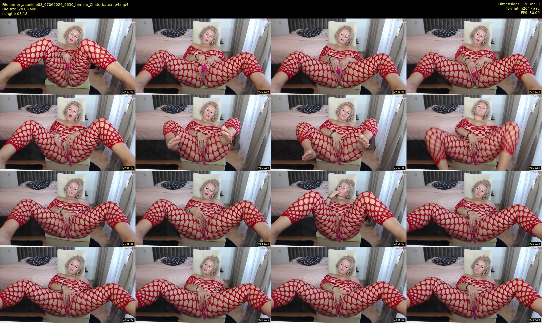 jaqueline88 — 4 minute Chaturbate female cam show recording, 720p, Jun 7, 2024