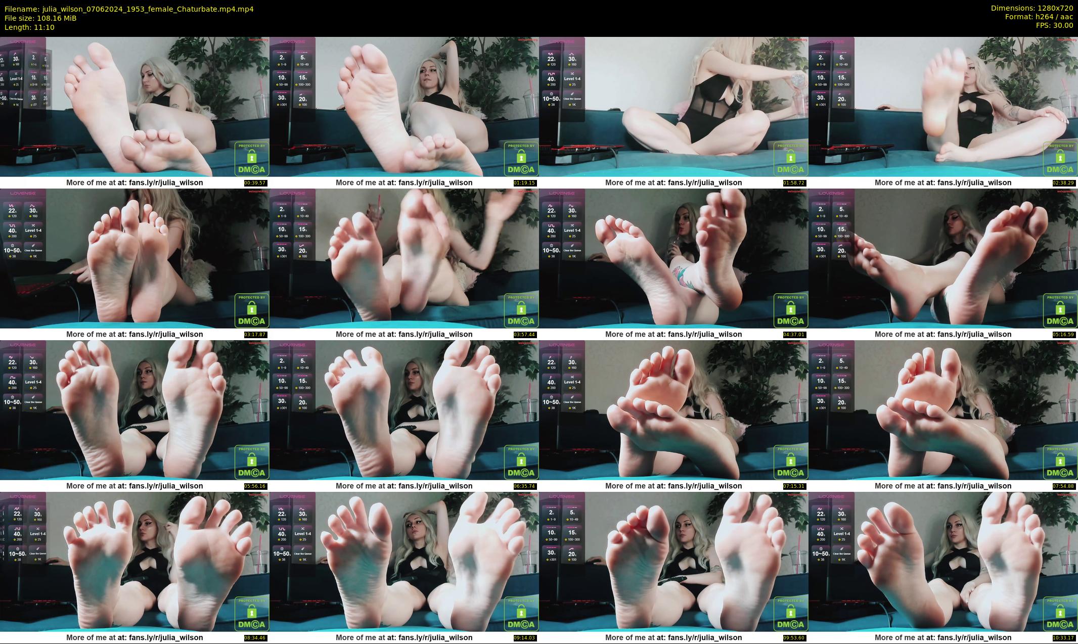 julia_wilson — 12 minute Chaturbate female cam show recording, 720p, Jun 7, 2024