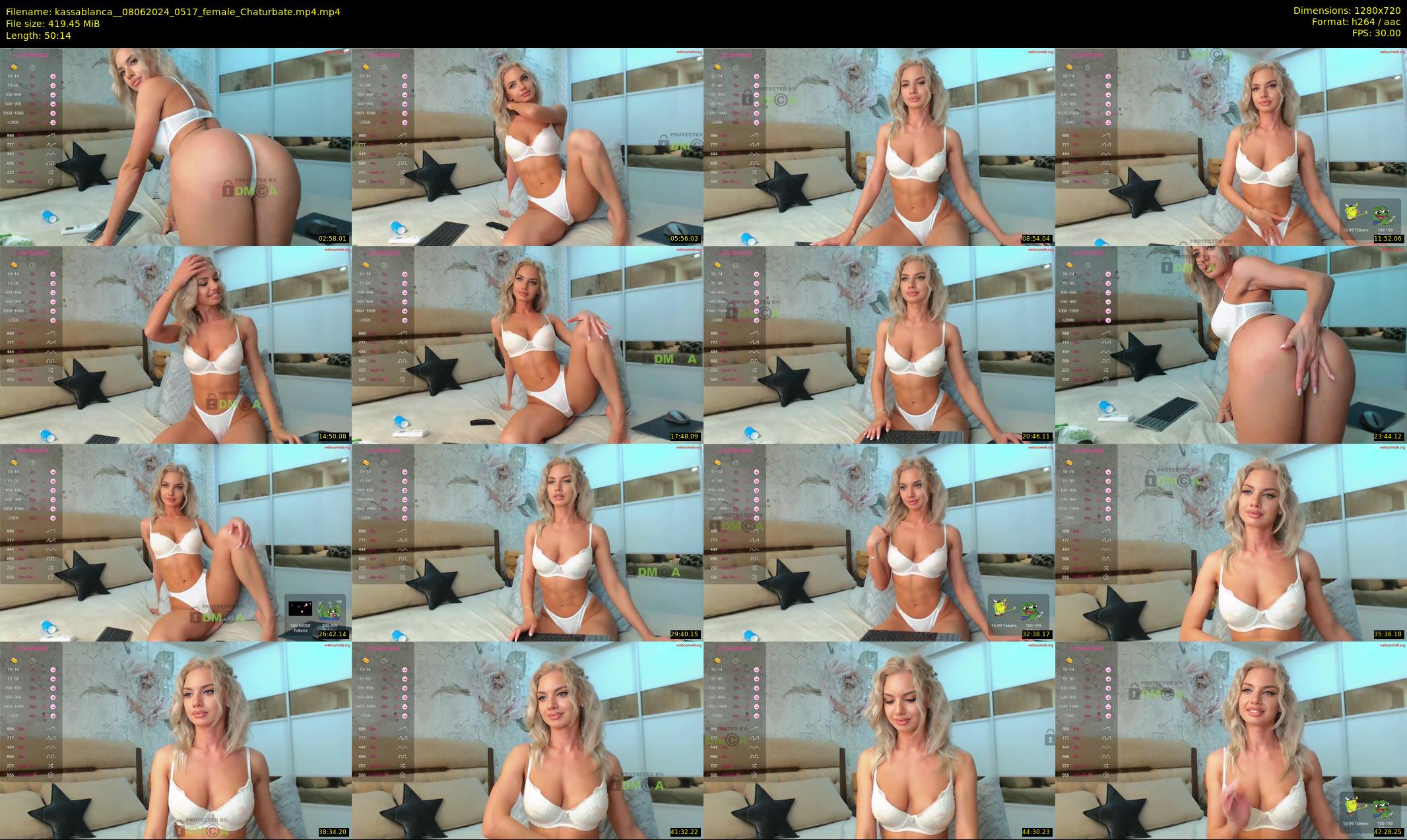 kassablanca_ — 51 minute Chaturbate female cam show recording, 720p, Jun 8, 2024