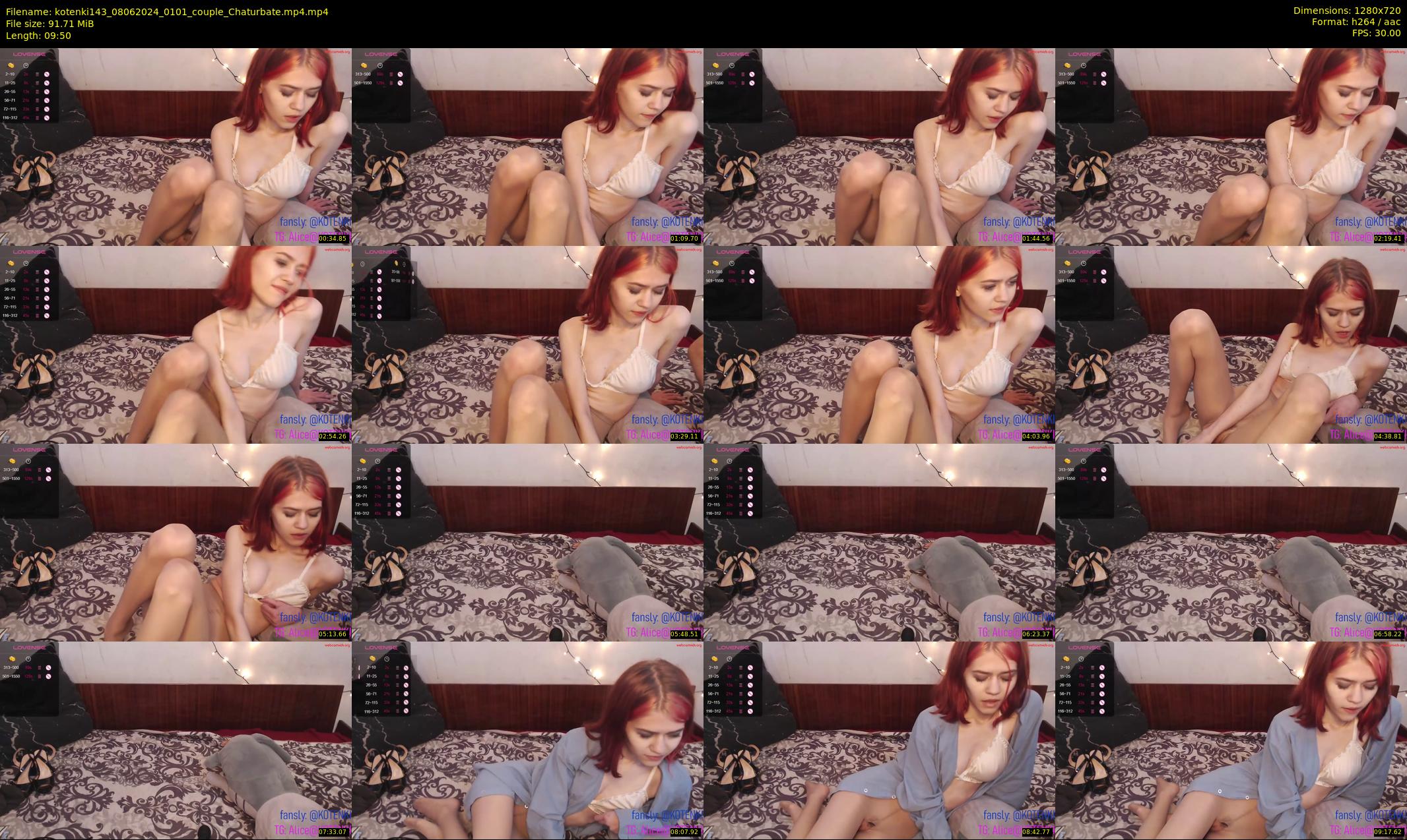 kotenki143 — 10 minute Chaturbate couple cam show recording, 720p, Jun 8, 2024