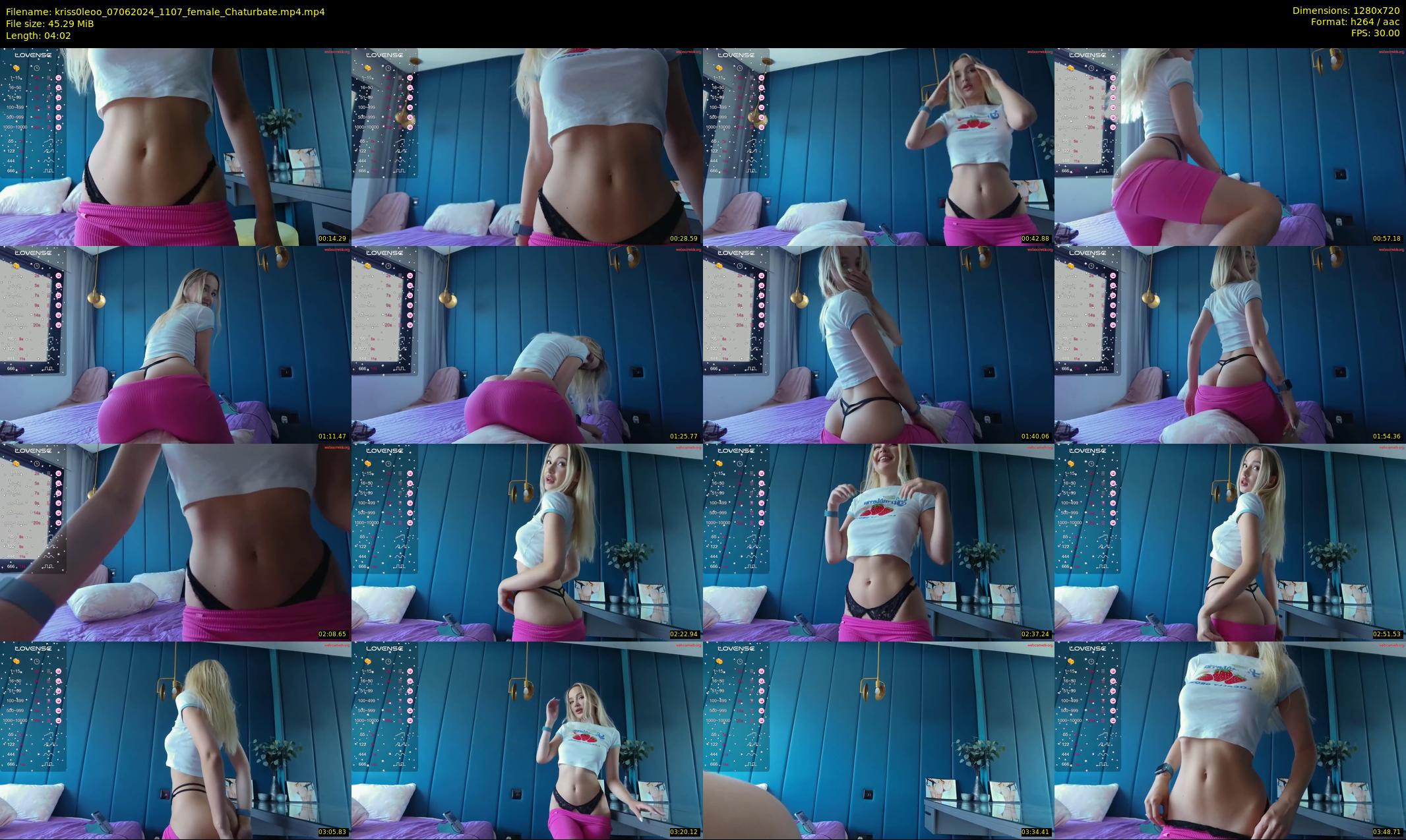kriss0leoo — 5 minute Chaturbate couple cam show recording, 720p, Jun 7, 2024