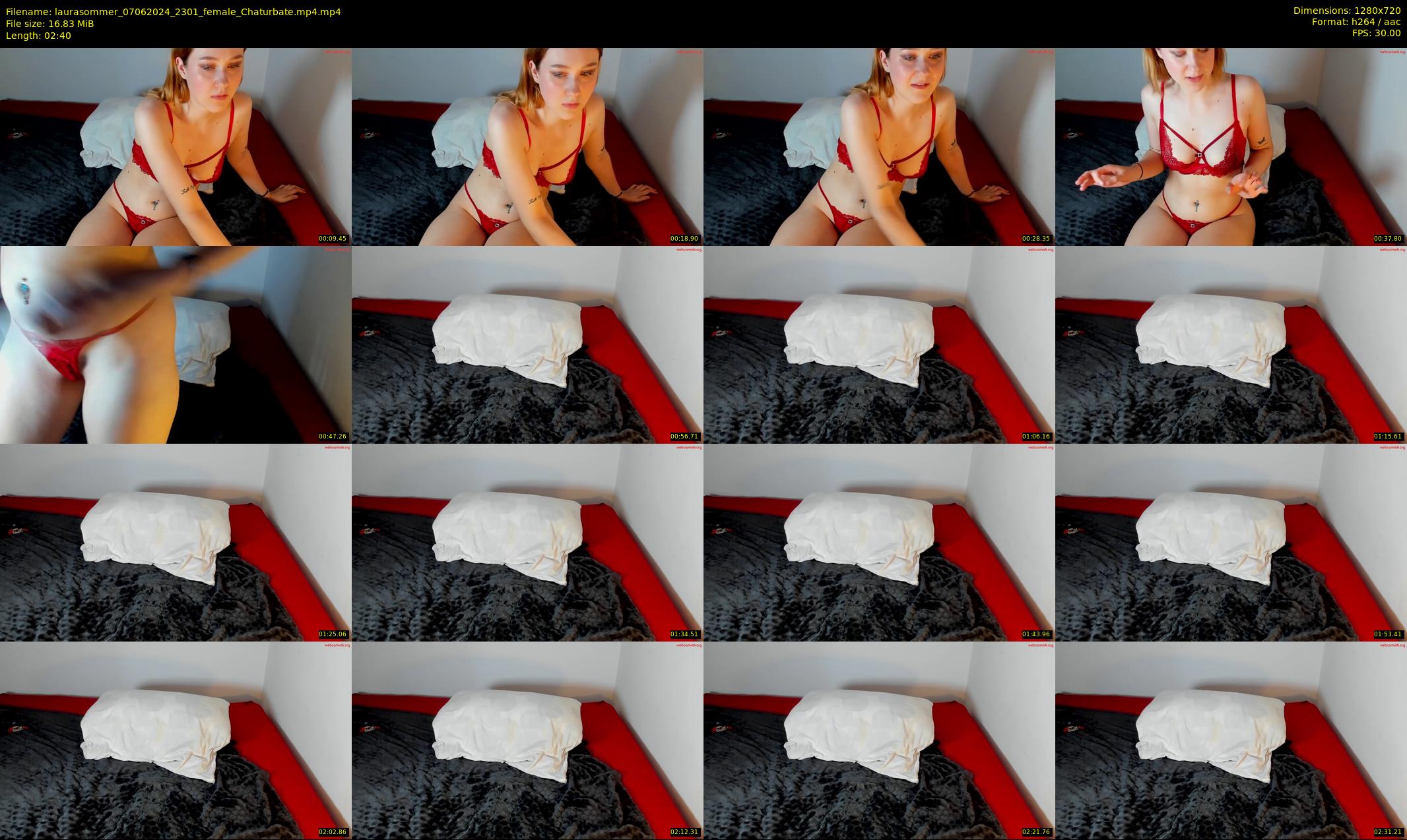 laurasommer — 3 minute Chaturbate female cam show recording, 720p, Jun 7, 2024