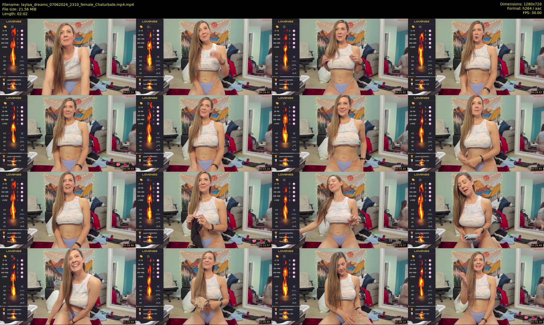 laylaa_dreams — 3 minute Chaturbate female cam show recording, 720p, Jun 7, 2024