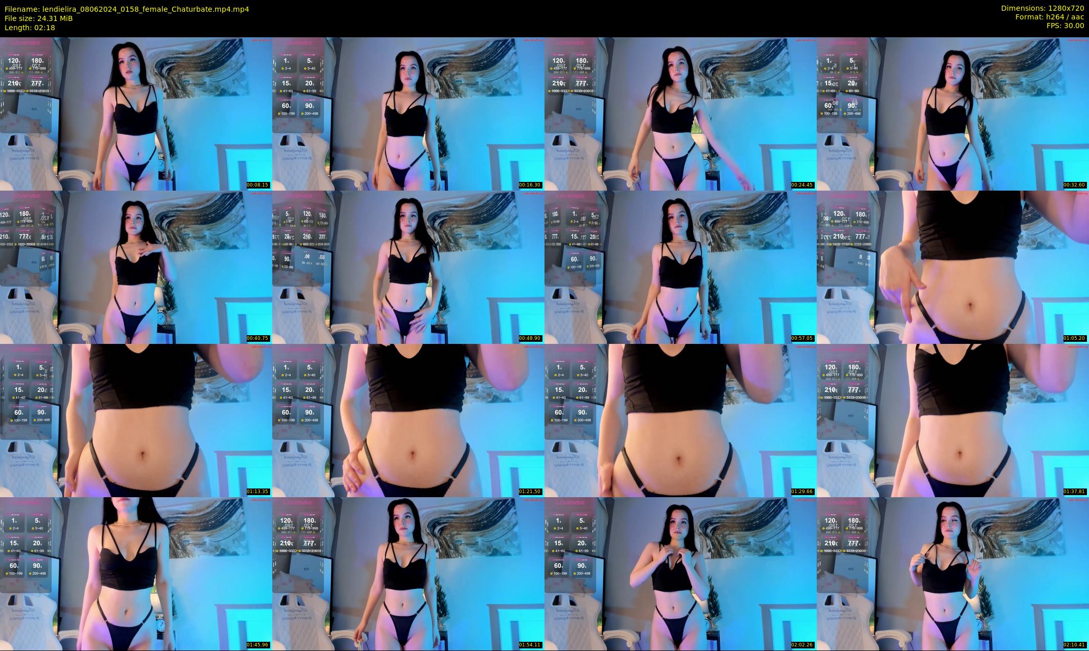 lendielira — 3 minute Chaturbate female cam show recording, 720p, Jun 8, 2024