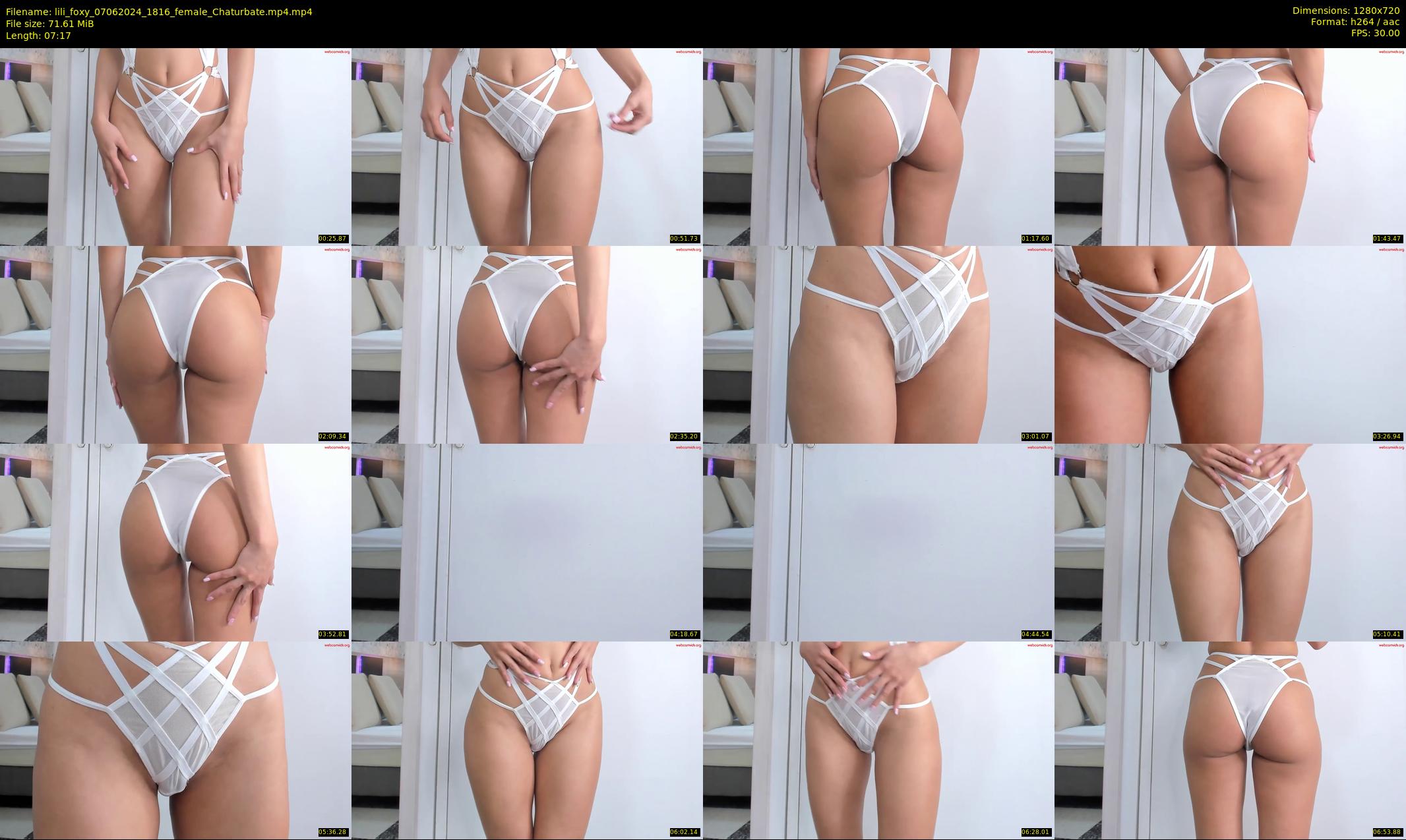 lili_foxy — 8 minute Chaturbate female cam show recording, 720p, Jun 7, 2024