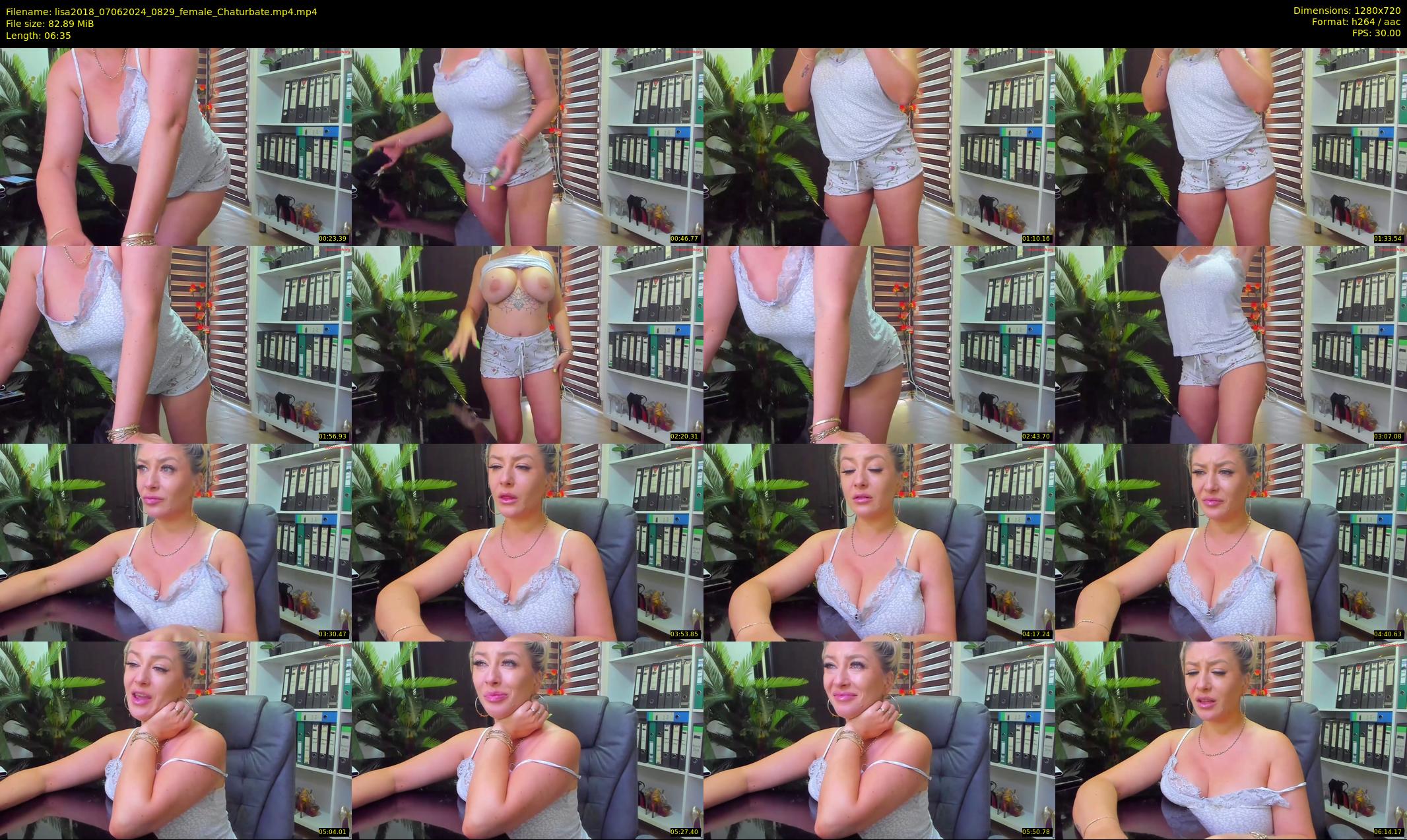 lisa2018 — 7 minute Chaturbate female cam show recording, 720p, Jun 7, 2024