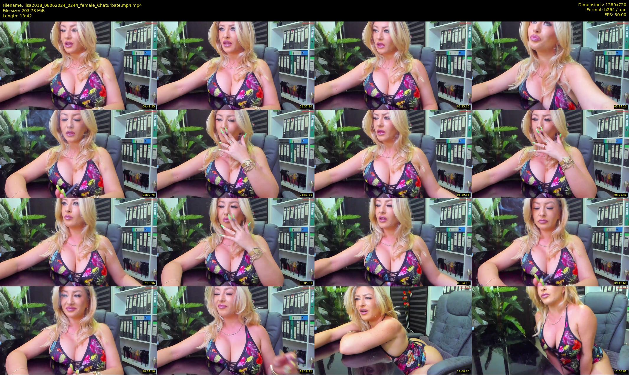 lisa2018 — 14 minute Chaturbate female cam show recording, 720p, Jun 8, 2024