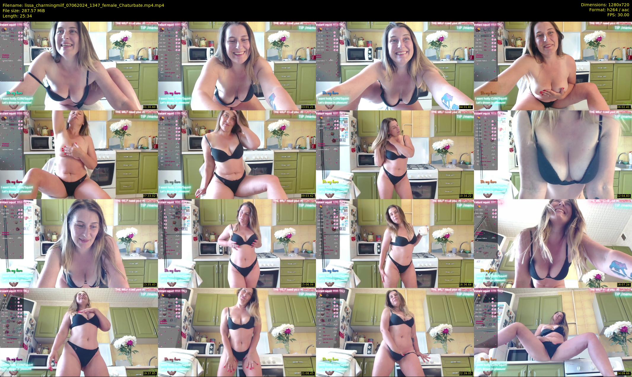 lissa_charmingmilf — 26 minute Chaturbate female cam show recording, 720p, Jun 7, 2024