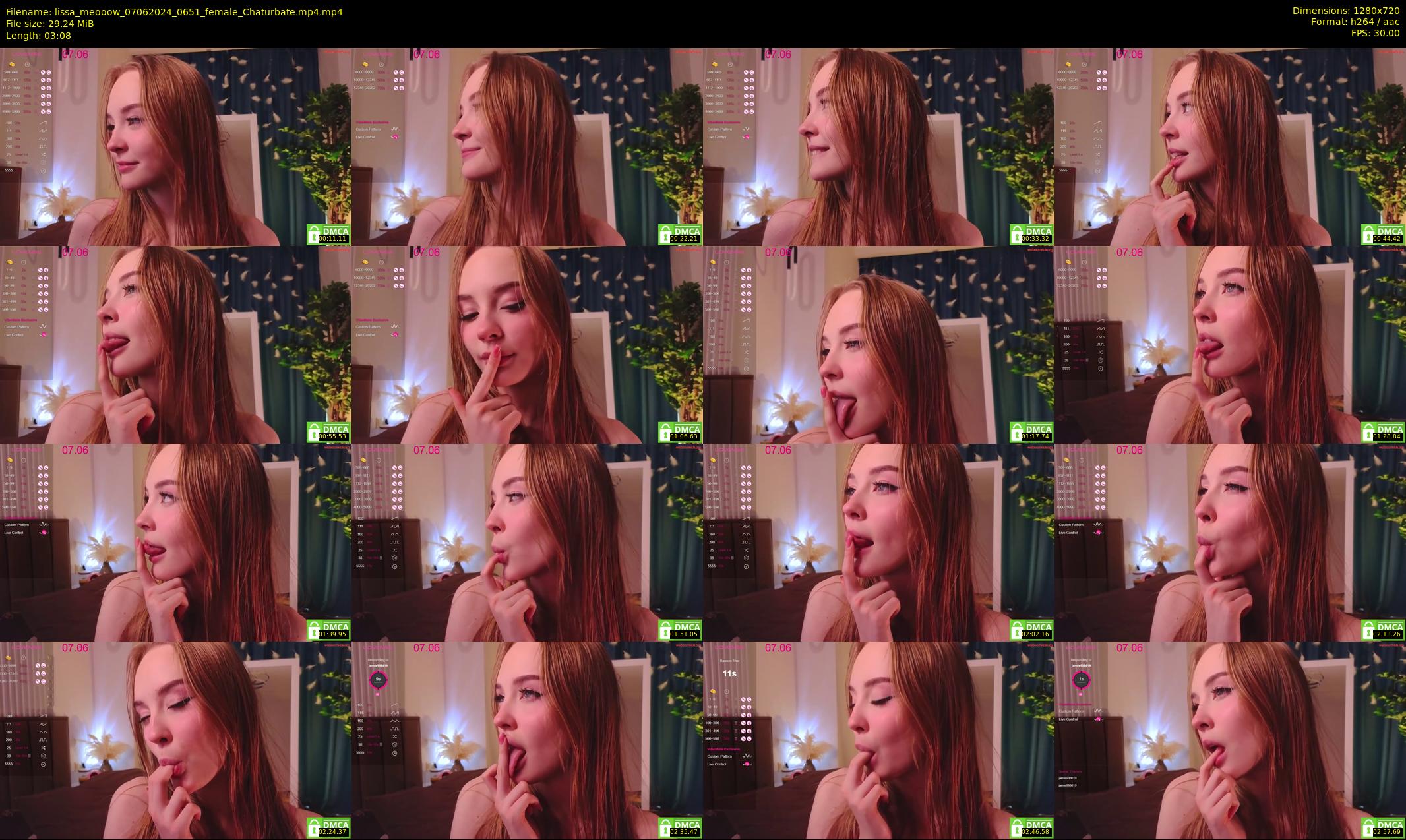 lissa_meooow — 4 minute Chaturbate female cam show recording, 720p, Jun 7, 2024