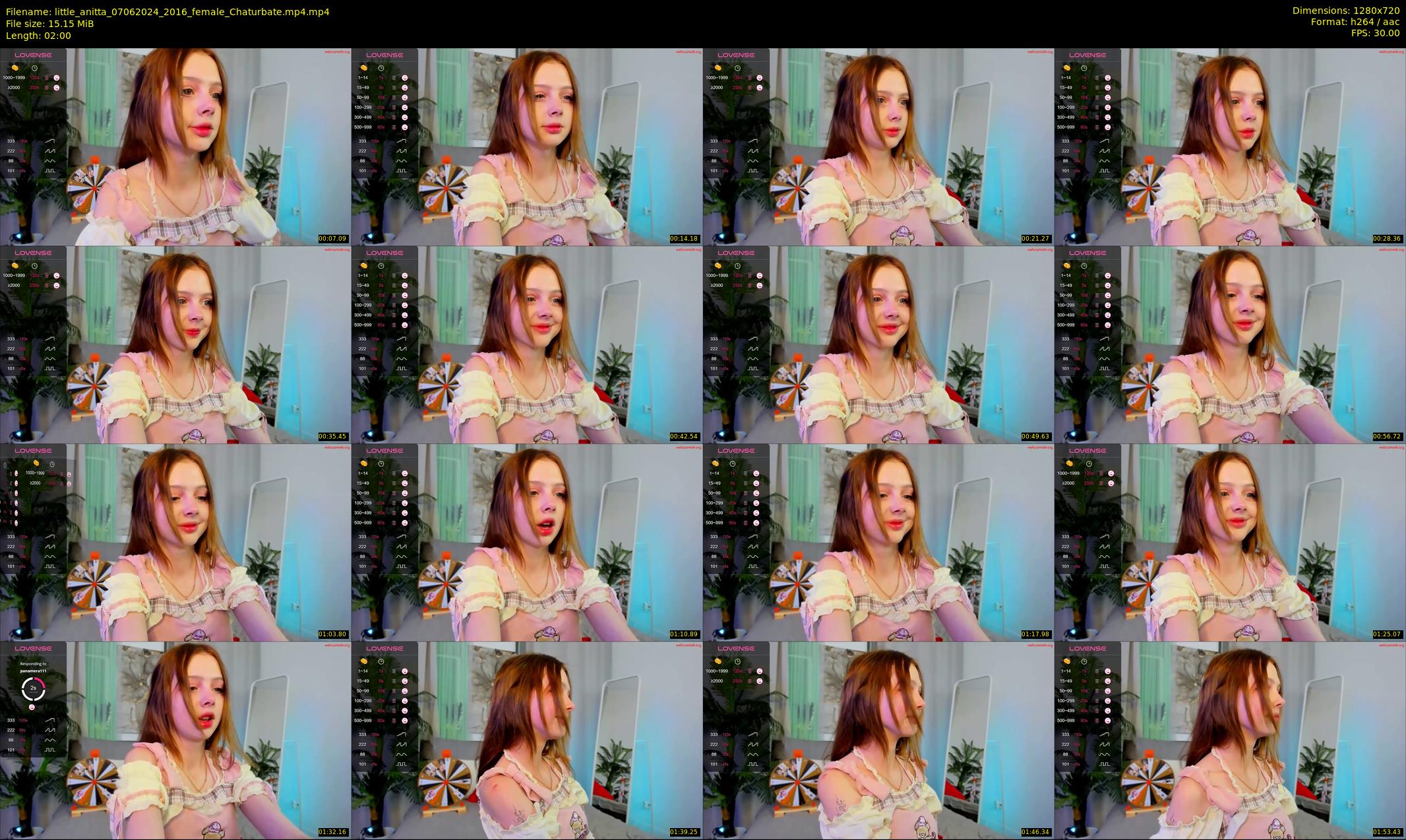little_anitta — 2 minute Chaturbate female cam show recording, 720p, Jun 7, 2024