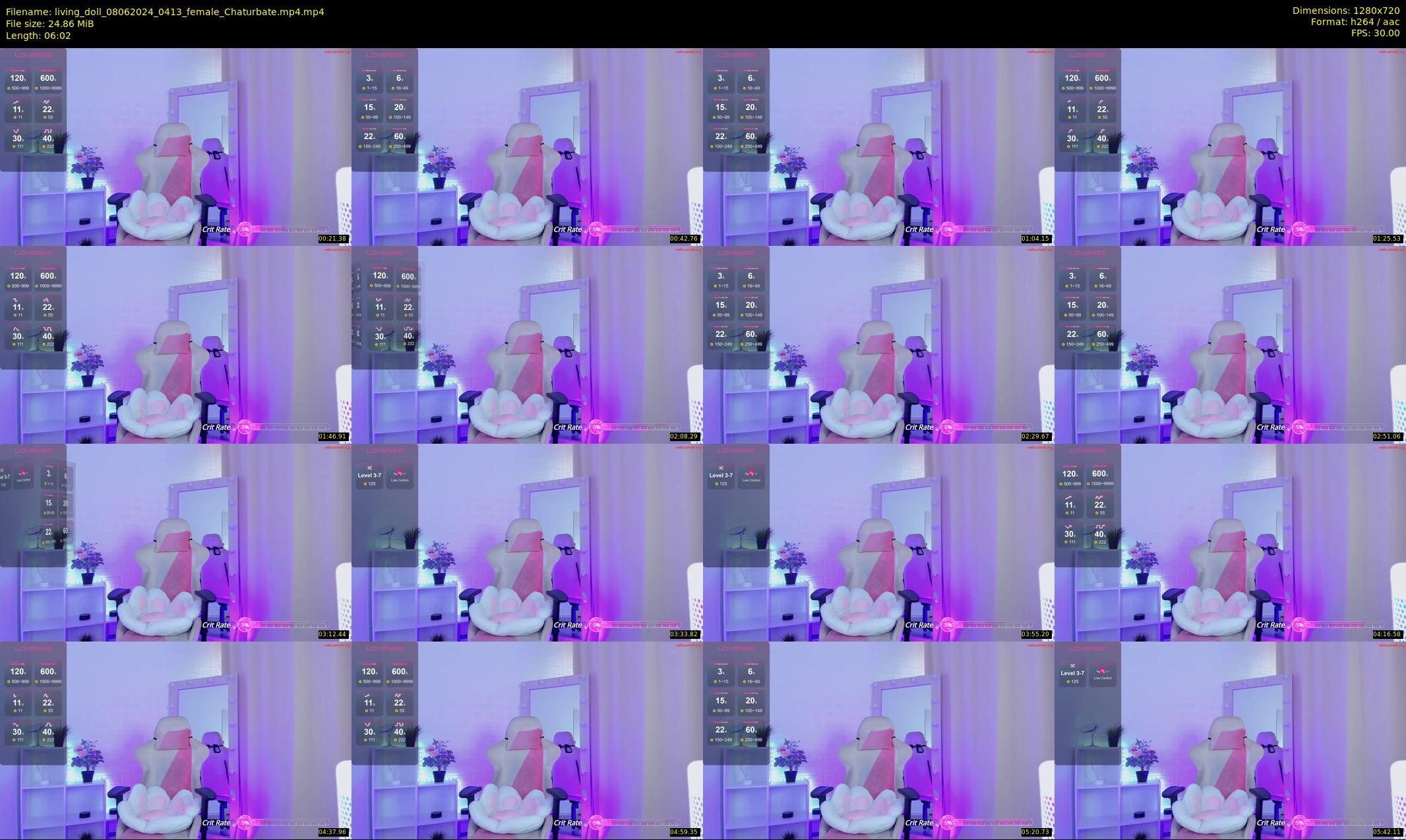 living_doll — 7 minute Chaturbate female cam show recording, 720p, Jun 8, 2024