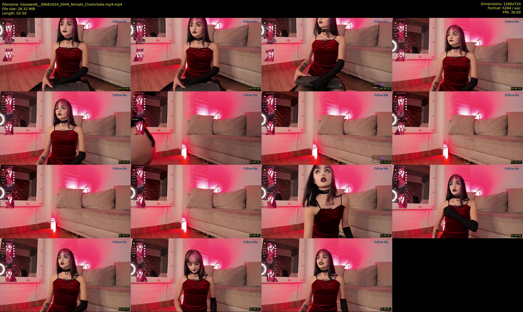 lizasweett_ — 3 minute Chaturbate female cam show recording, 720p, Jun 8, 2024