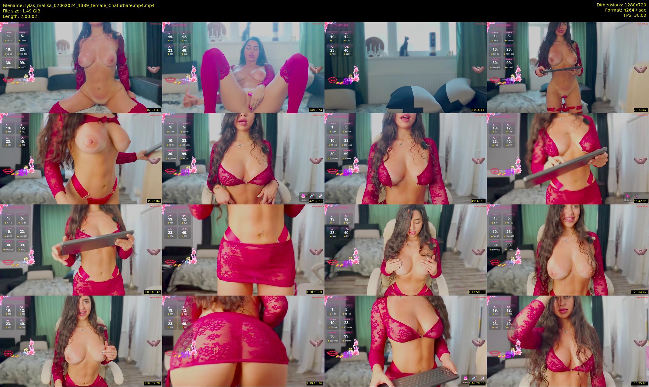 lylas_malika — 121 minute Chaturbate female cam show recording, 720p, Jun 7, 2024