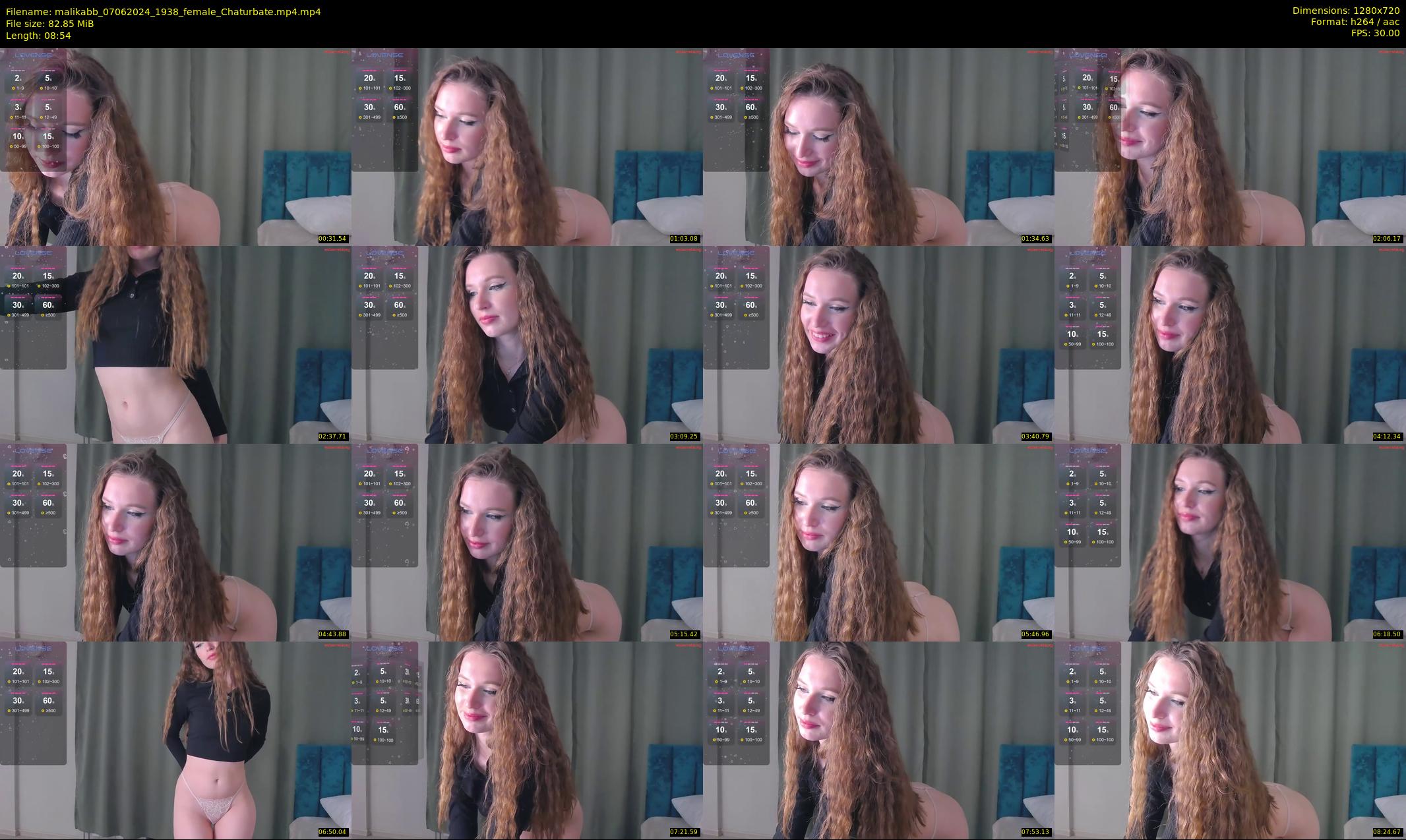 malikabb — 9 minute Chaturbate female cam show recording, 720p, Jun 7, 2024