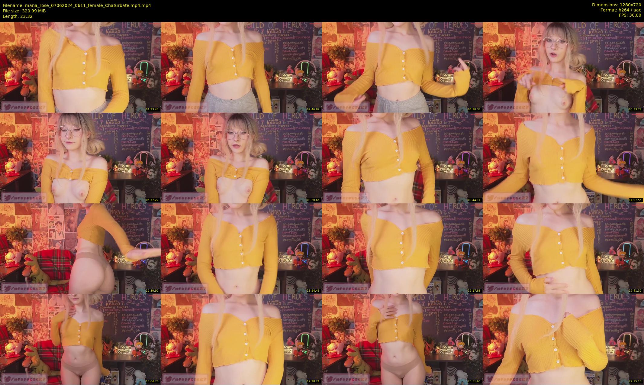 mana_rose — 24 minute Chaturbate female cam show recording, 720p, Jun 7, 2024