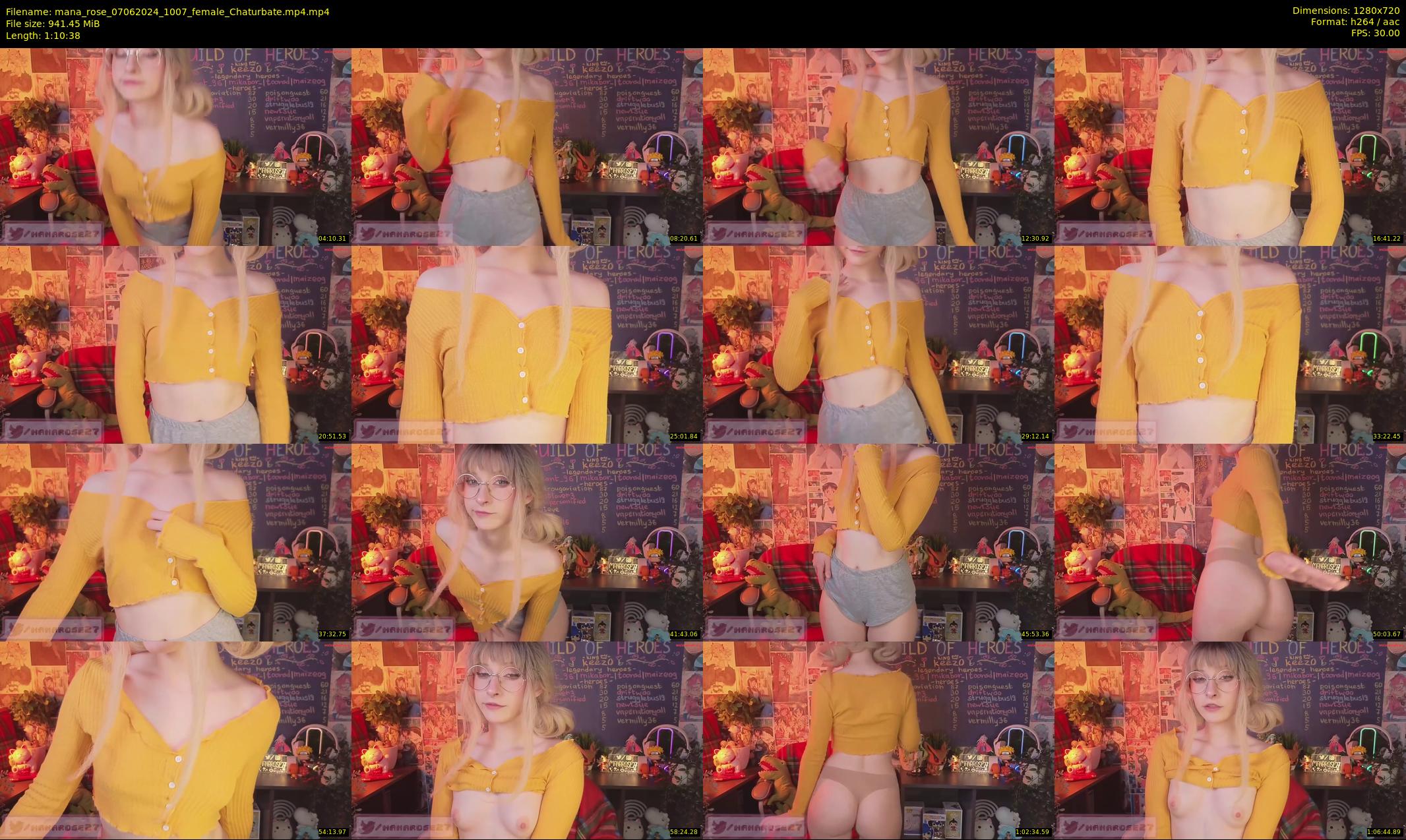 mana_rose — 71 minute Chaturbate female cam show recording, 720p, Jun 7, 2024
