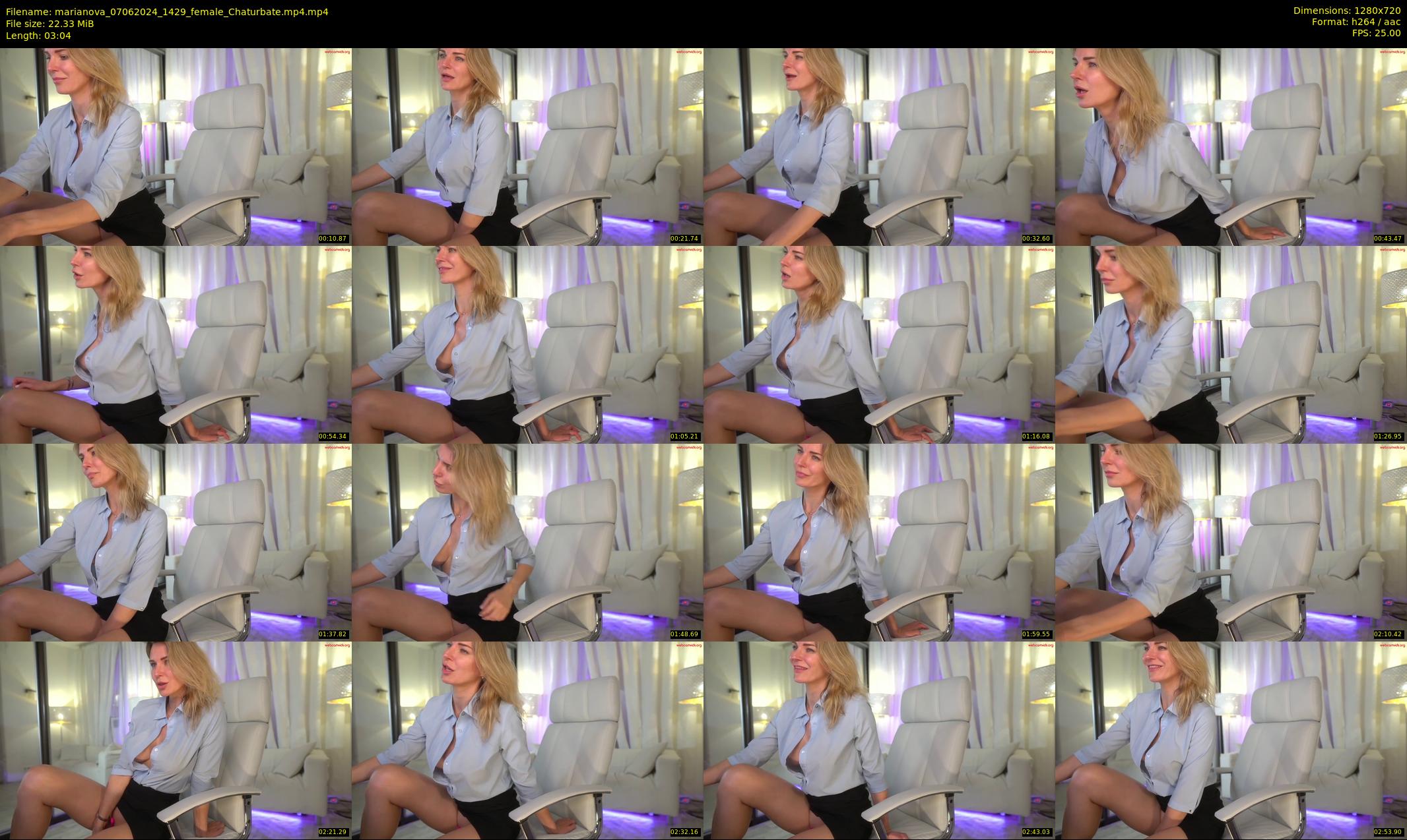 marianova — 4 minute Chaturbate female cam show recording, 720p, Jun 7, 2024