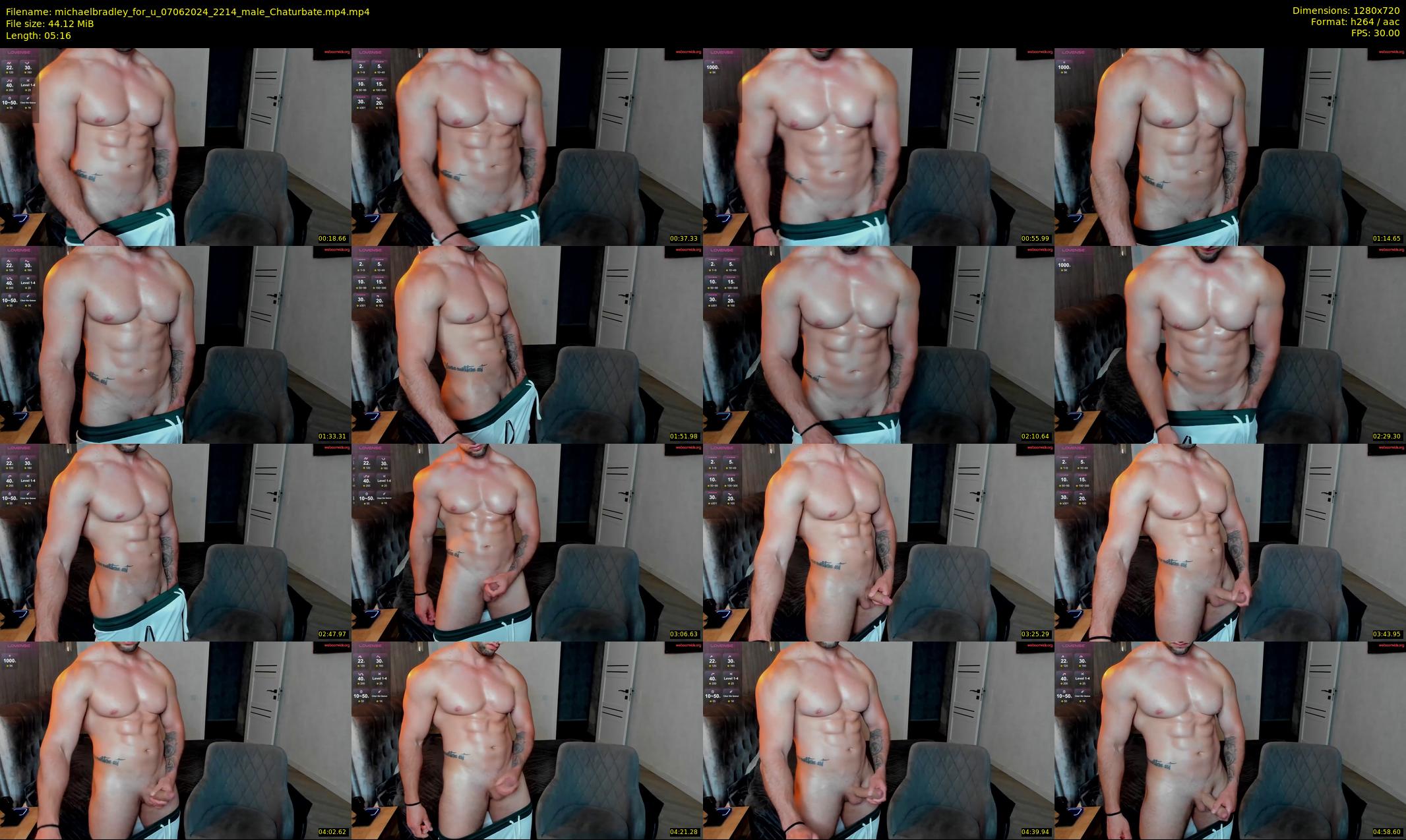 michaelbradley_for_u — 6 minute Chaturbate male cam show recording, 720p, Jun 7, 2024