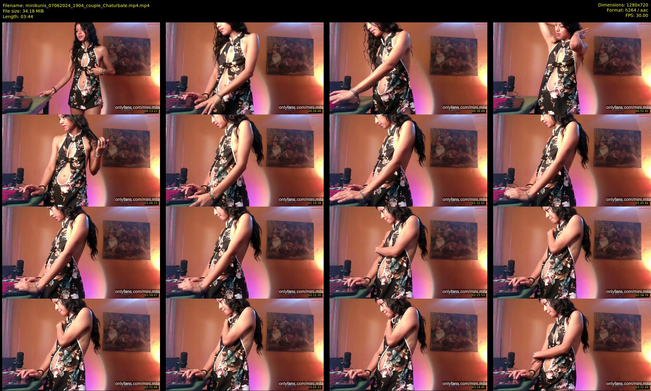 minikunis — 4 minute Chaturbate couple cam show recording, 720p, Jun 7, 2024