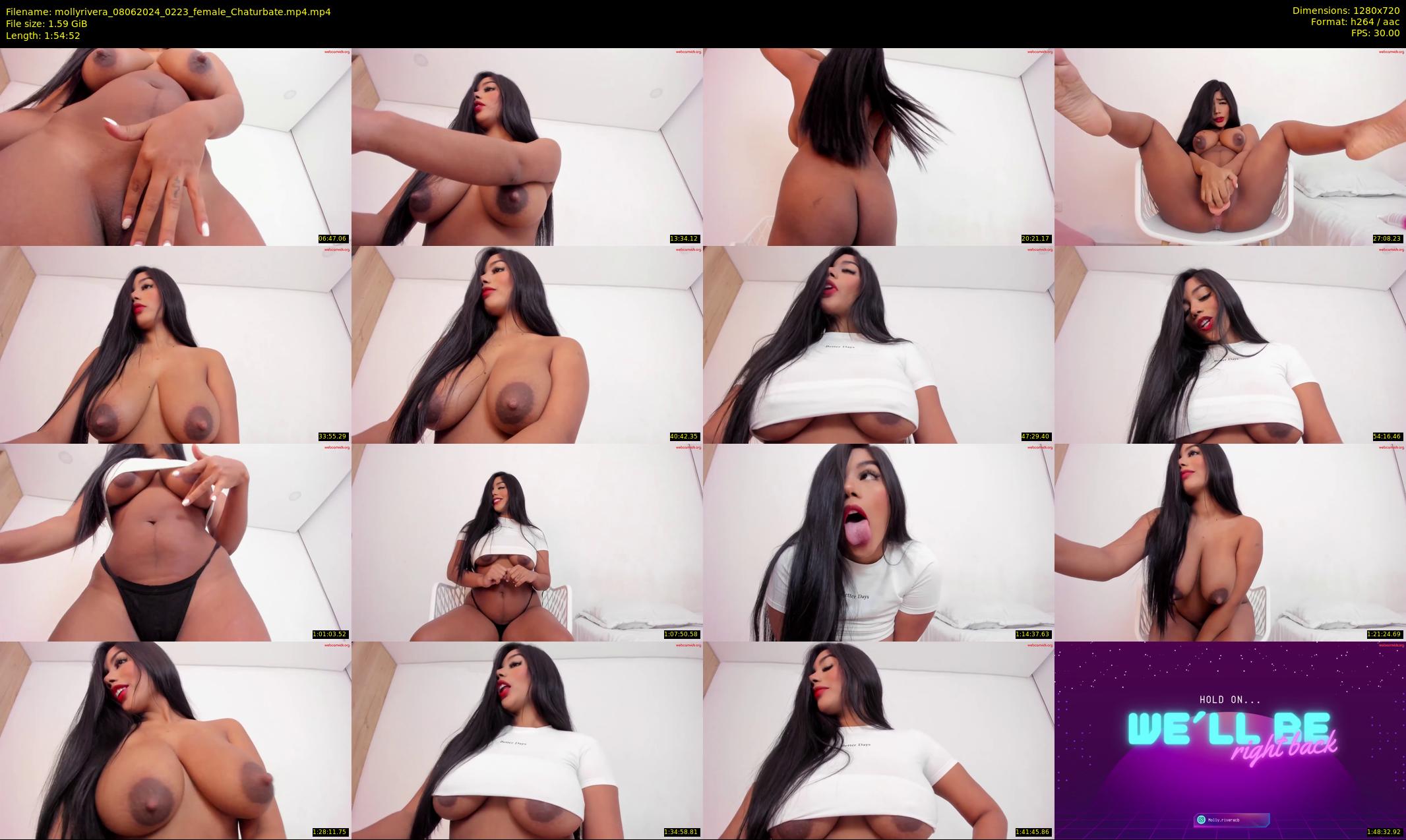 mollyrivera — 115 minute Chaturbate female cam show recording, 720p, Jun 8, 2024