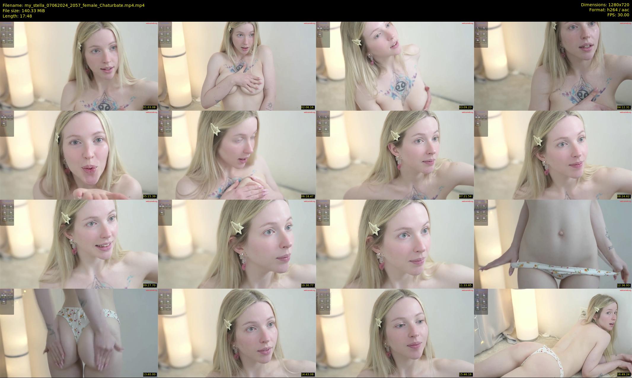 my_stella — 18 minute Chaturbate female cam show recording, 720p, Jun 7, 2024