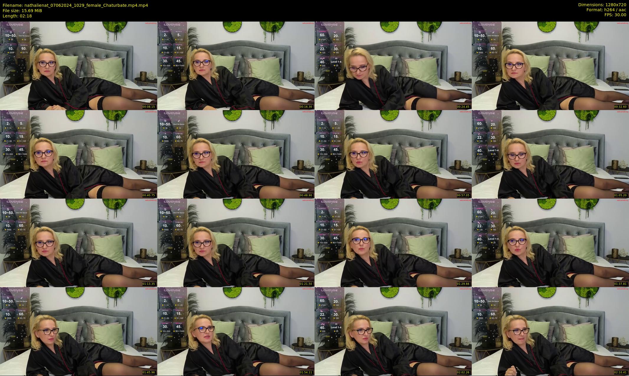 nathalienat — 3 minute Chaturbate female cam show recording, 720p, Jun 7, 2024