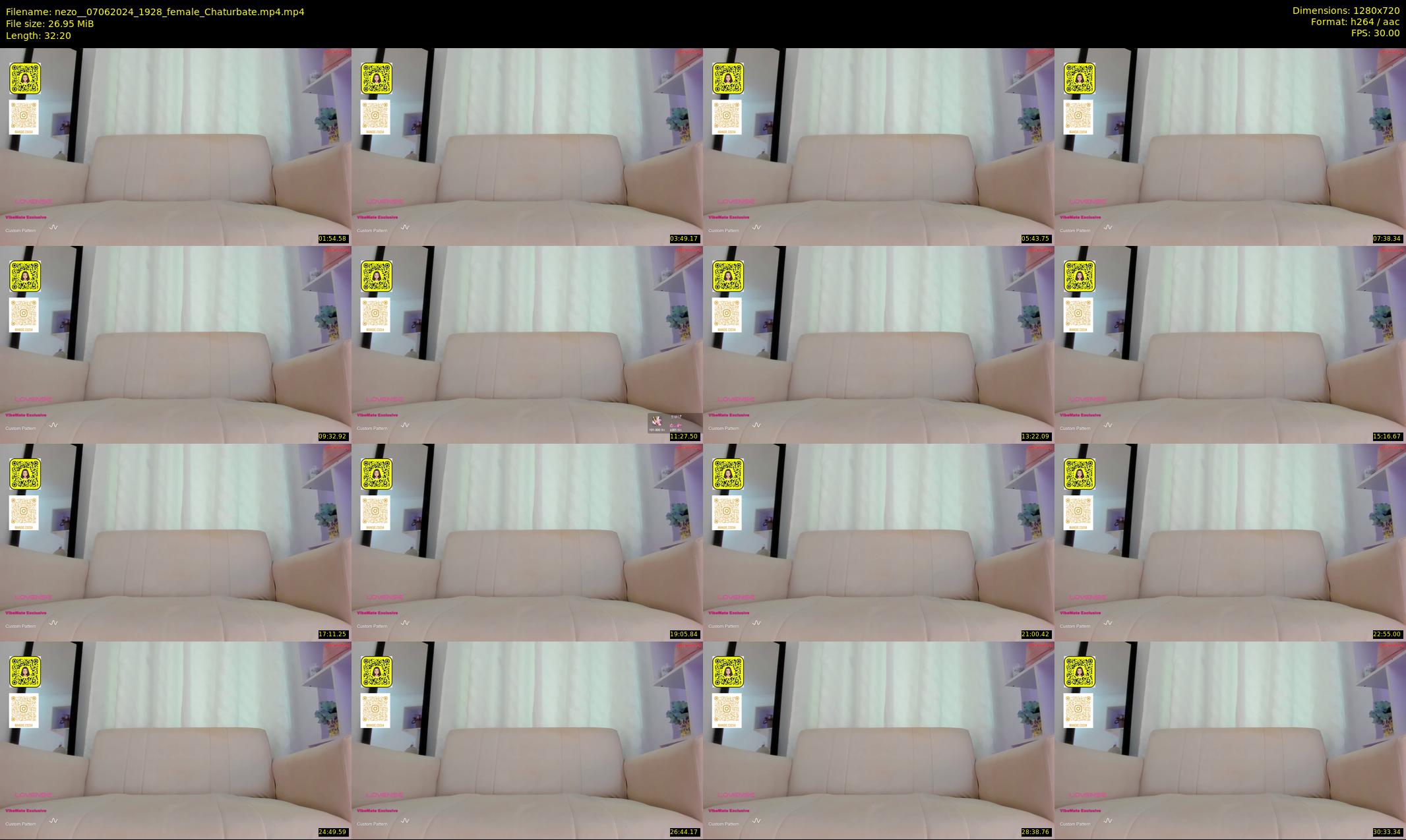 nezo_ — 33 minute Chaturbate female cam show recording, 720p, Jun 7, 2024