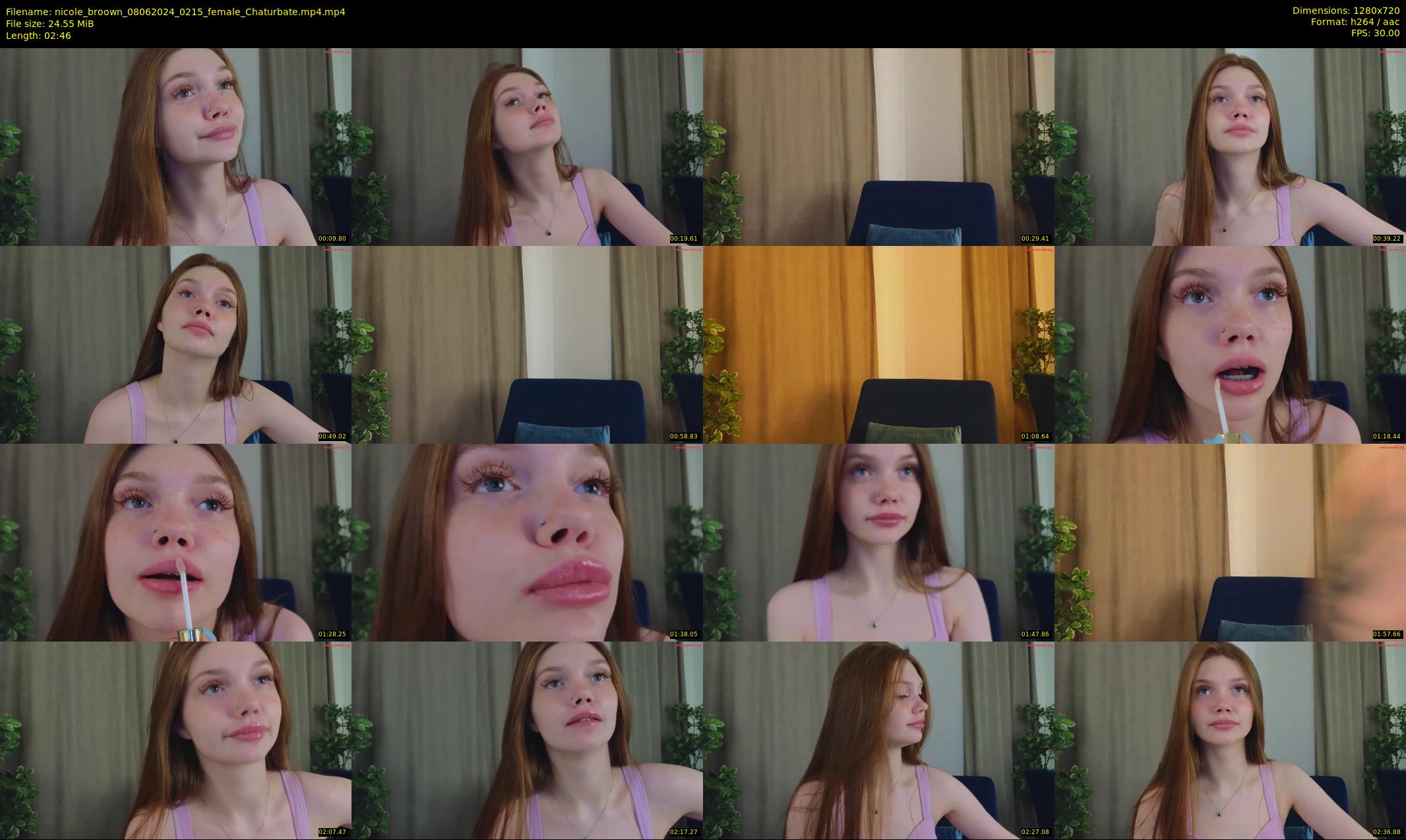 nicole_broown — 3 minute Chaturbate female cam show recording, 720p, Jun 8, 2024