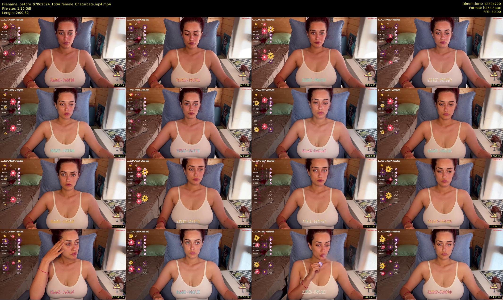 ps4pro — 121 minute Chaturbate female cam show recording, 720p, Jun 7, 2024