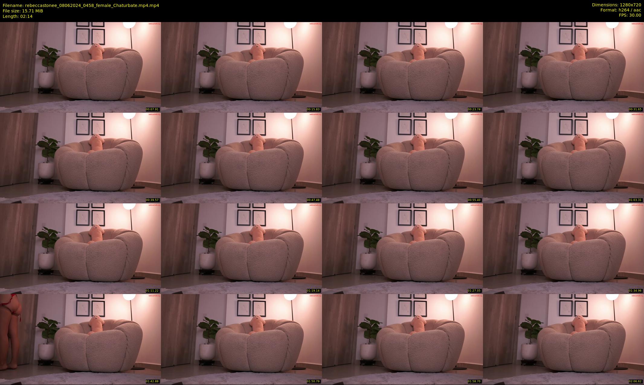 rebeccastonee — 3 minute Chaturbate female cam show recording, 720p, Jun 8, 2024