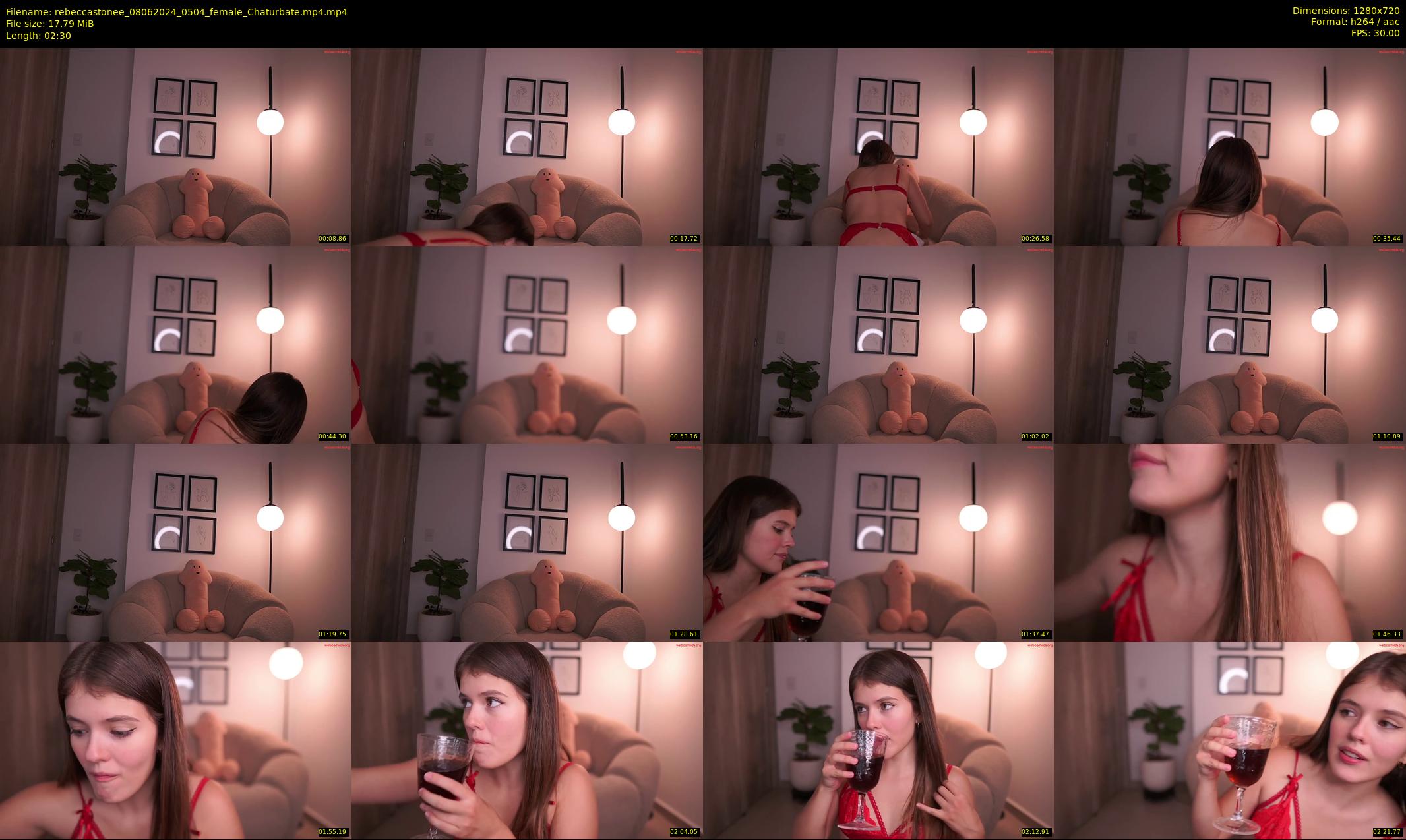 rebeccastonee — 3 minute Chaturbate female cam show recording, 720p, Jun 8, 2024