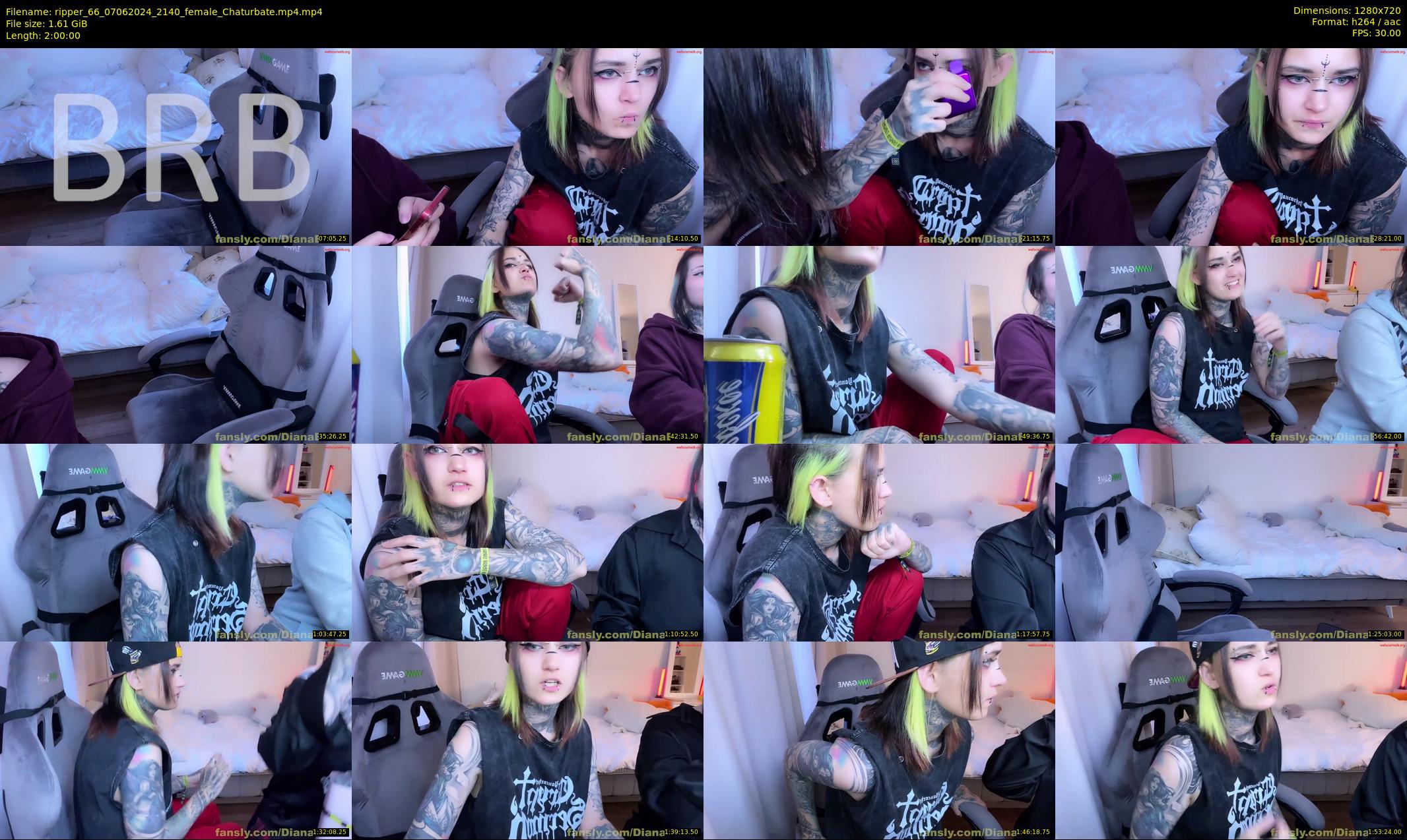 ripper_66 — 120 minute Chaturbate female cam show recording, 720p, Jun 7, 2024