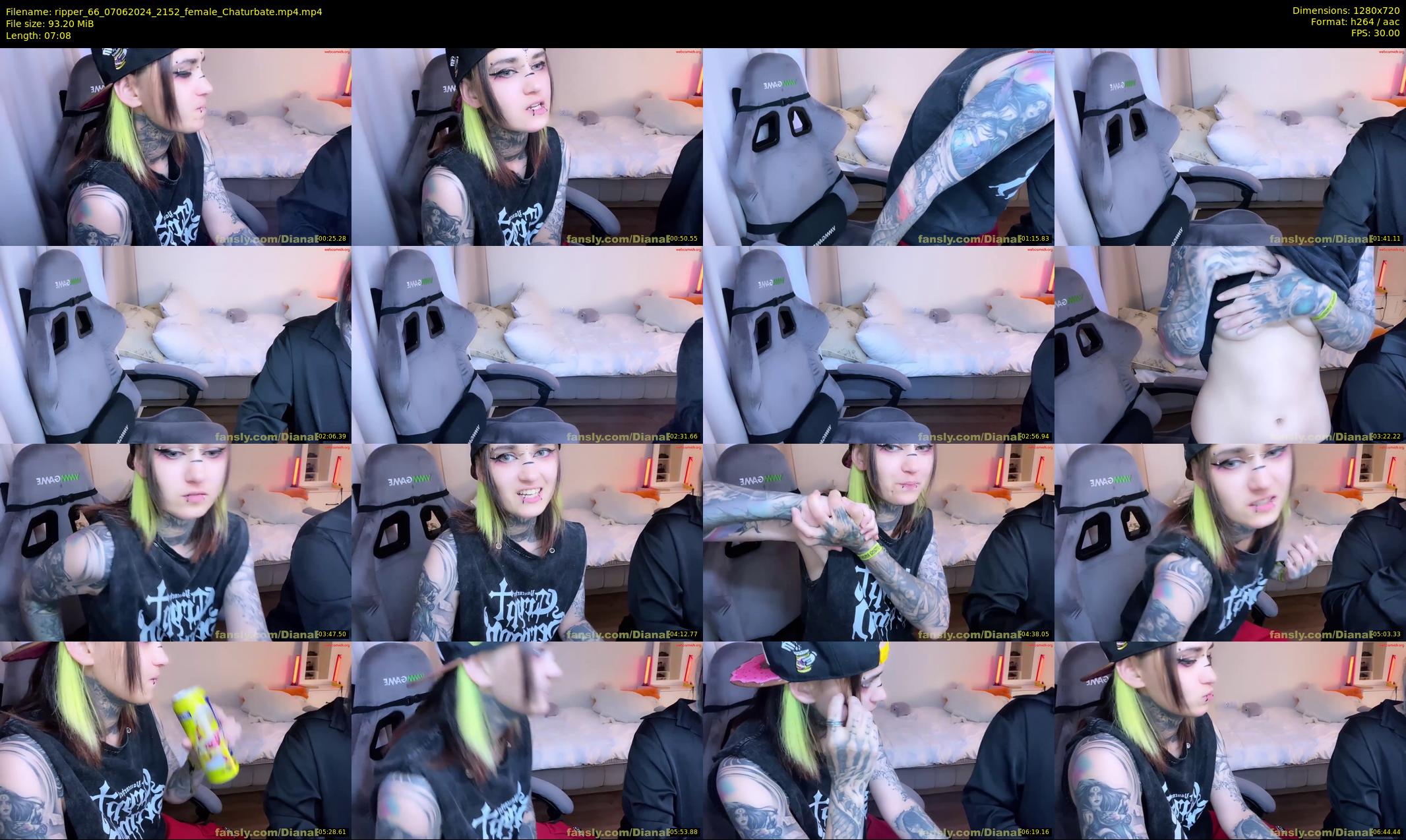 ripper_66 — 8 minute Chaturbate female cam show recording, 720p, Jun 7, 2024