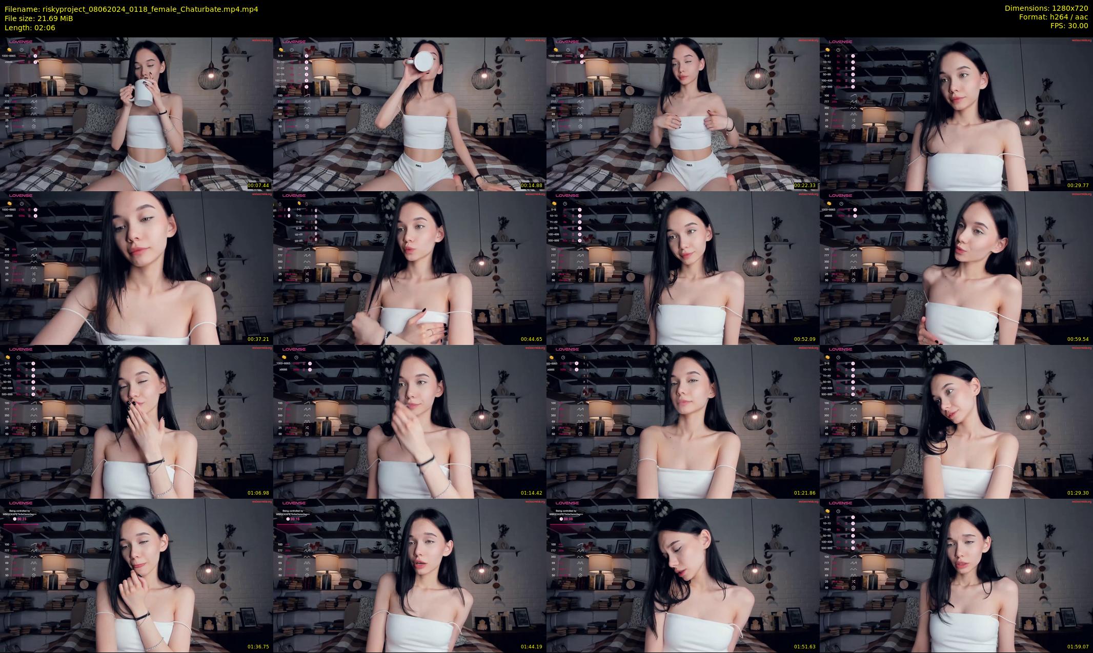 riskyproject — 3 minute Chaturbate couple cam show recording, 720p, Jun 8, 2024