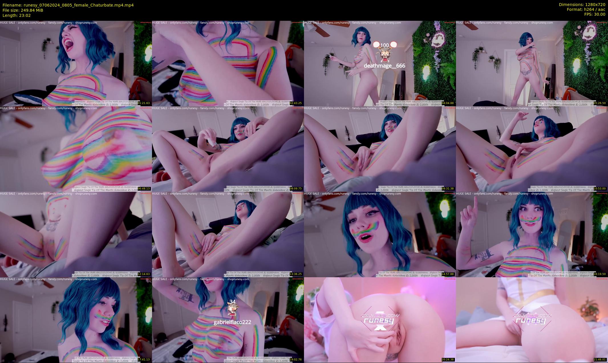 runesy — 24 minute Chaturbate female cam show recording, 720p, Jun 7, 2024