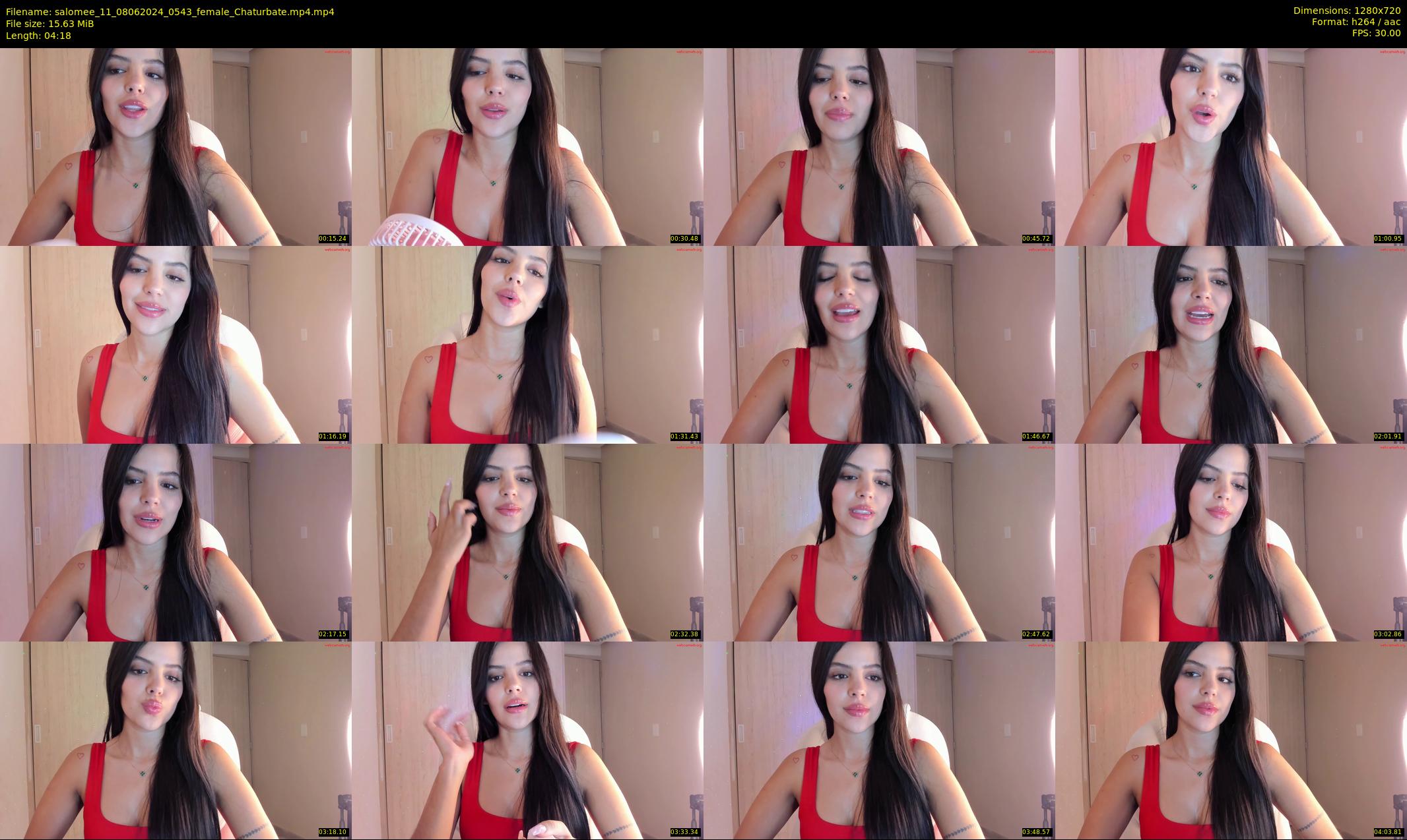 salomee_11 — 5 minute Chaturbate female cam show recording, 720p, Jun 8, 2024
