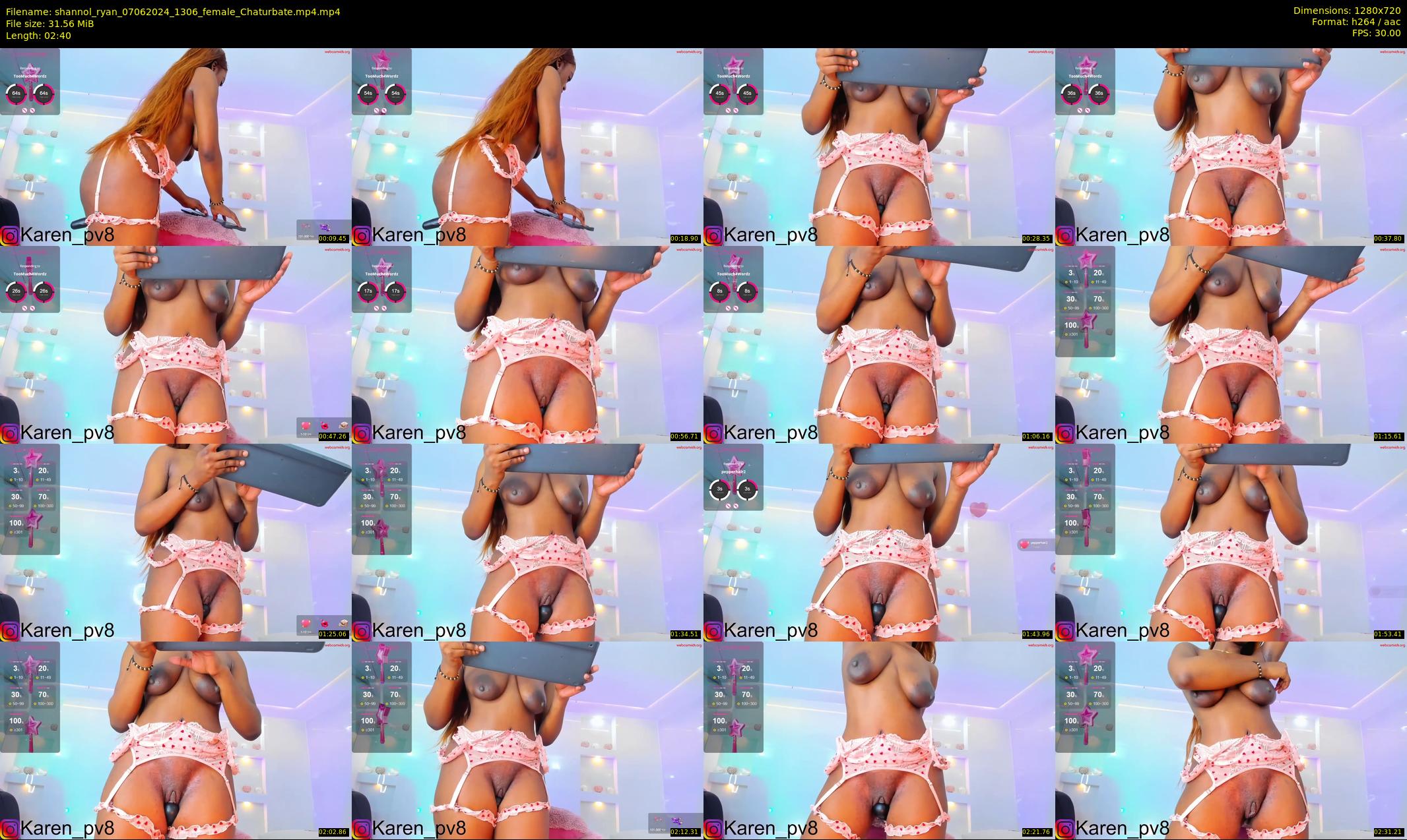 shannol_ryan — 3 minute Chaturbate female cam show recording, 720p, Jun 7, 2024