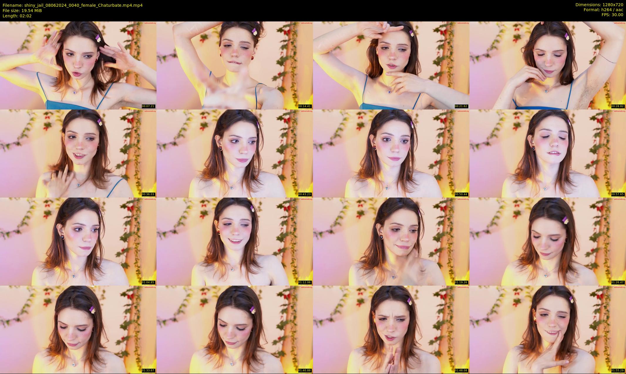 shiny_jail — 3 minute Chaturbate female cam show recording, 720p, Jun 8, 2024