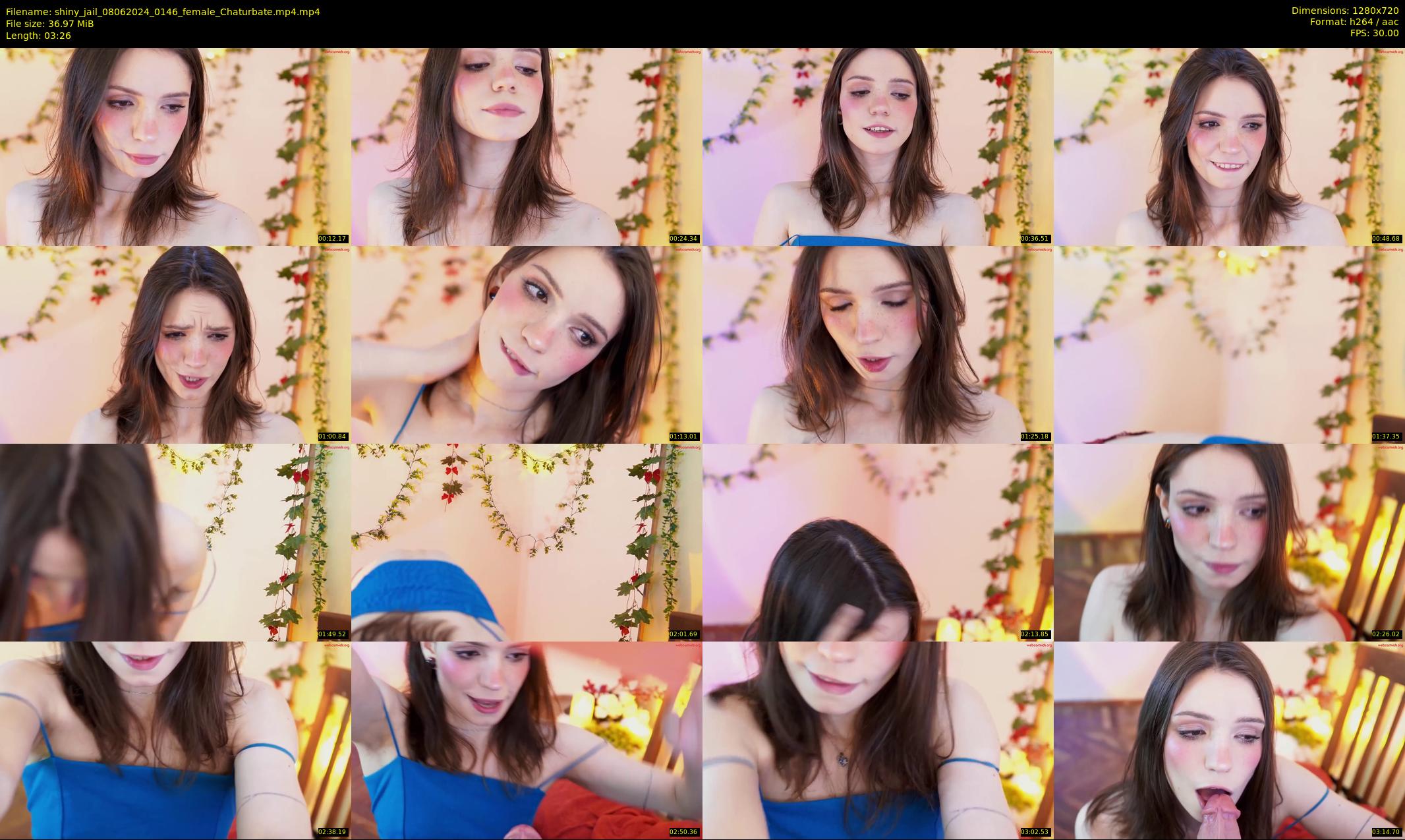 shiny_jail — 4 minute Chaturbate female cam show recording, 720p, Jun 8, 2024