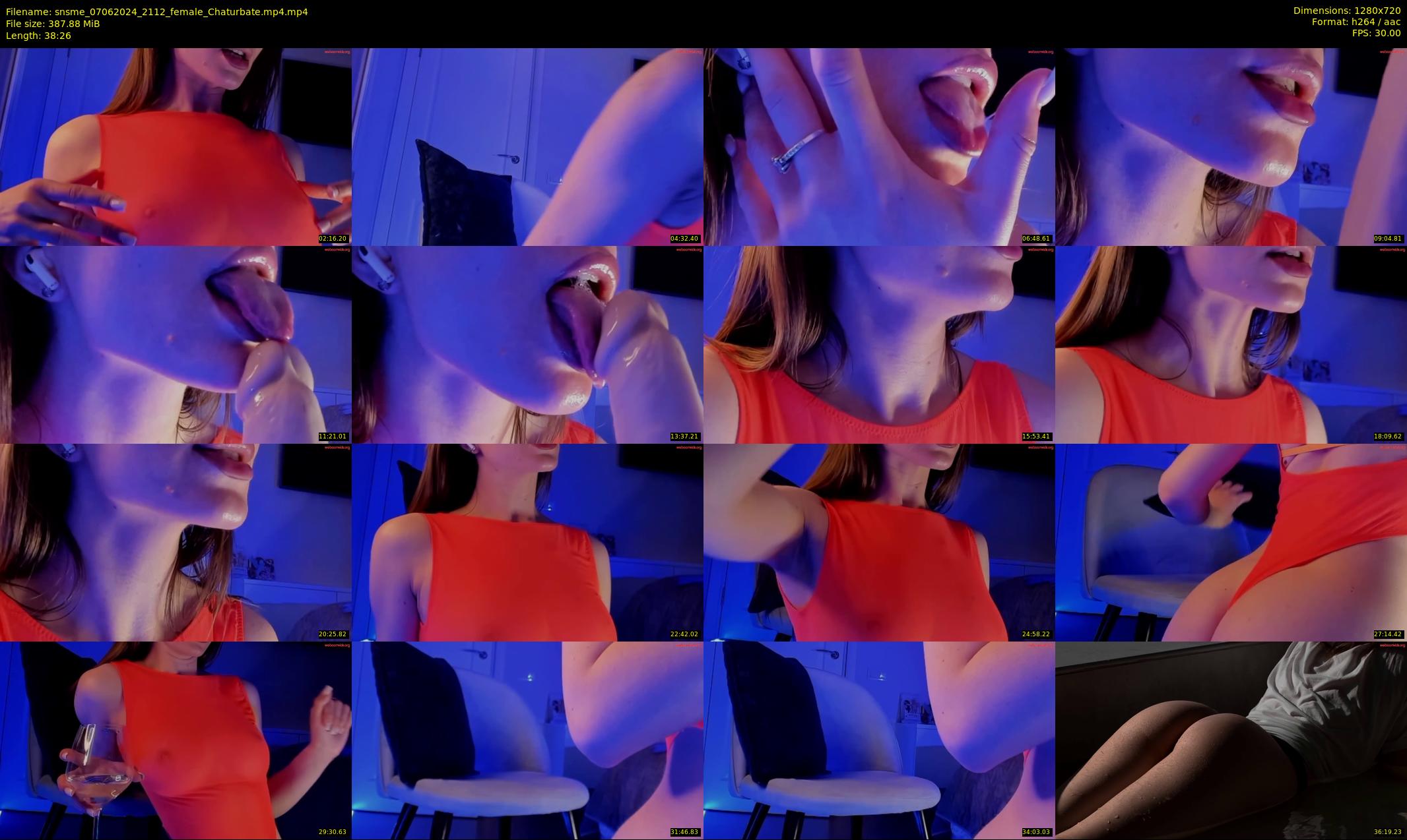 snsme — 39 minute Chaturbate female cam show recording, 720p, Jun 7, 2024