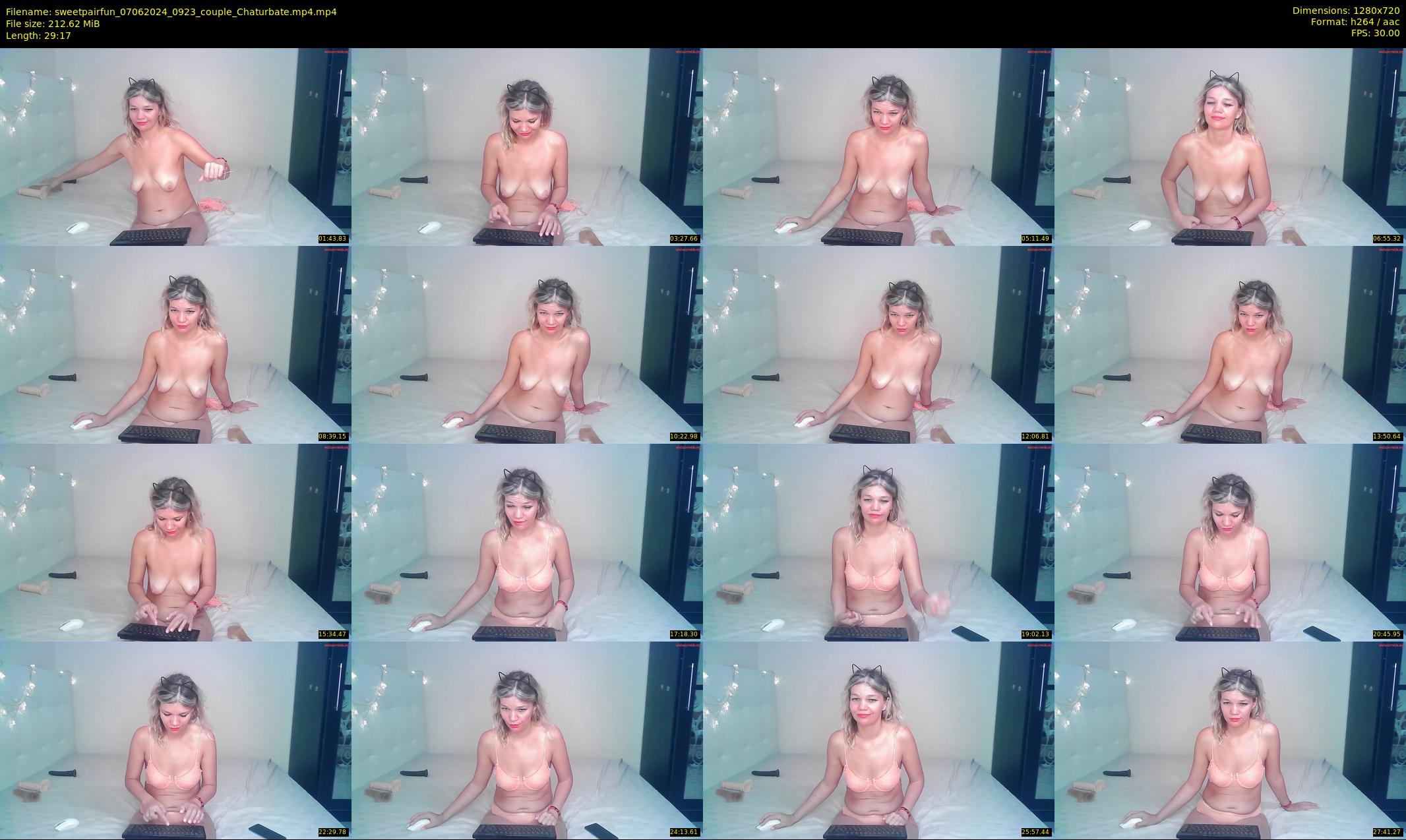 sweetpairfun — 30 minute Chaturbate couple cam show recording, 720p, Jun 7, 2024
