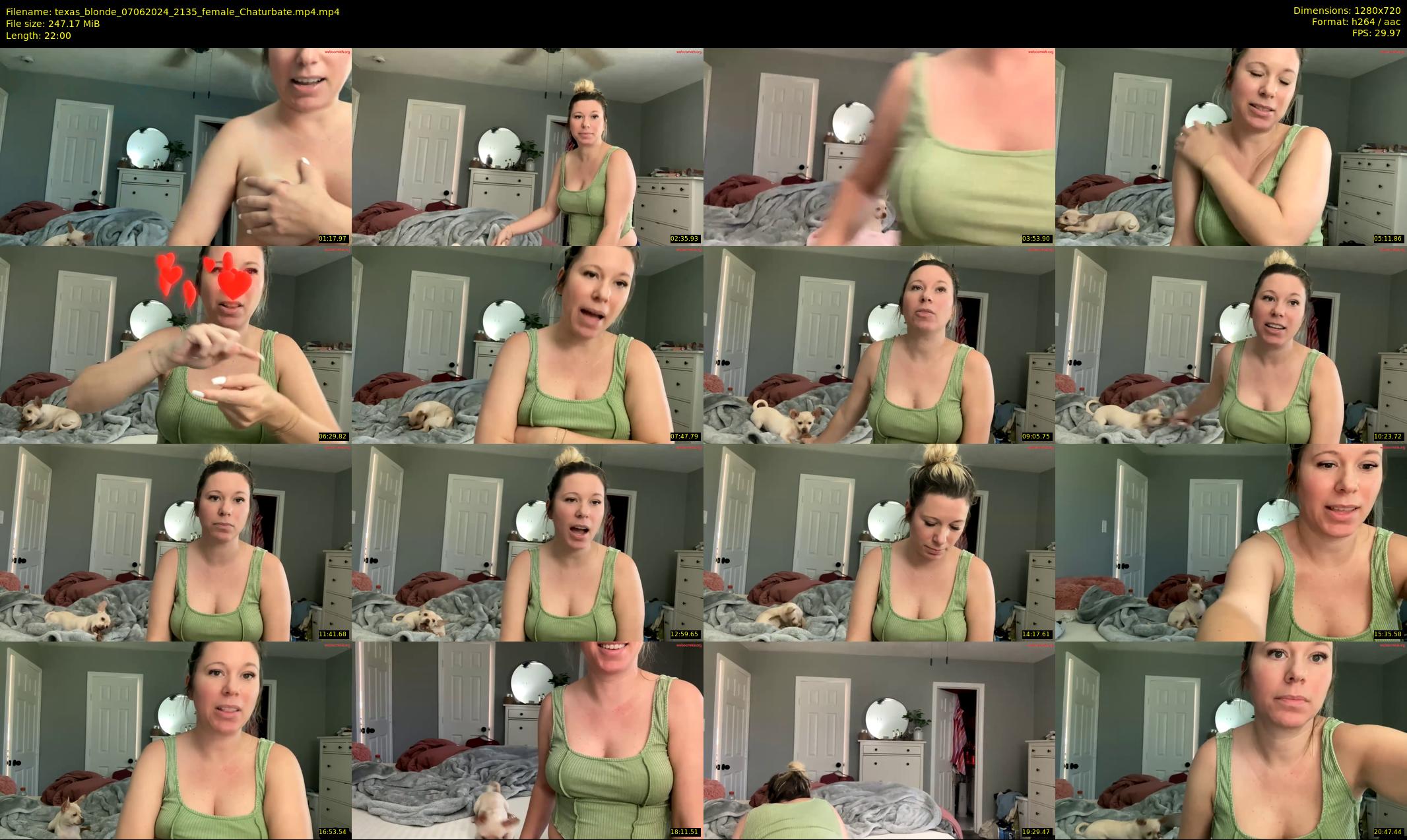 texas_blonde — 22 minute Chaturbate female cam show recording, 720p, Jun 7, 2024