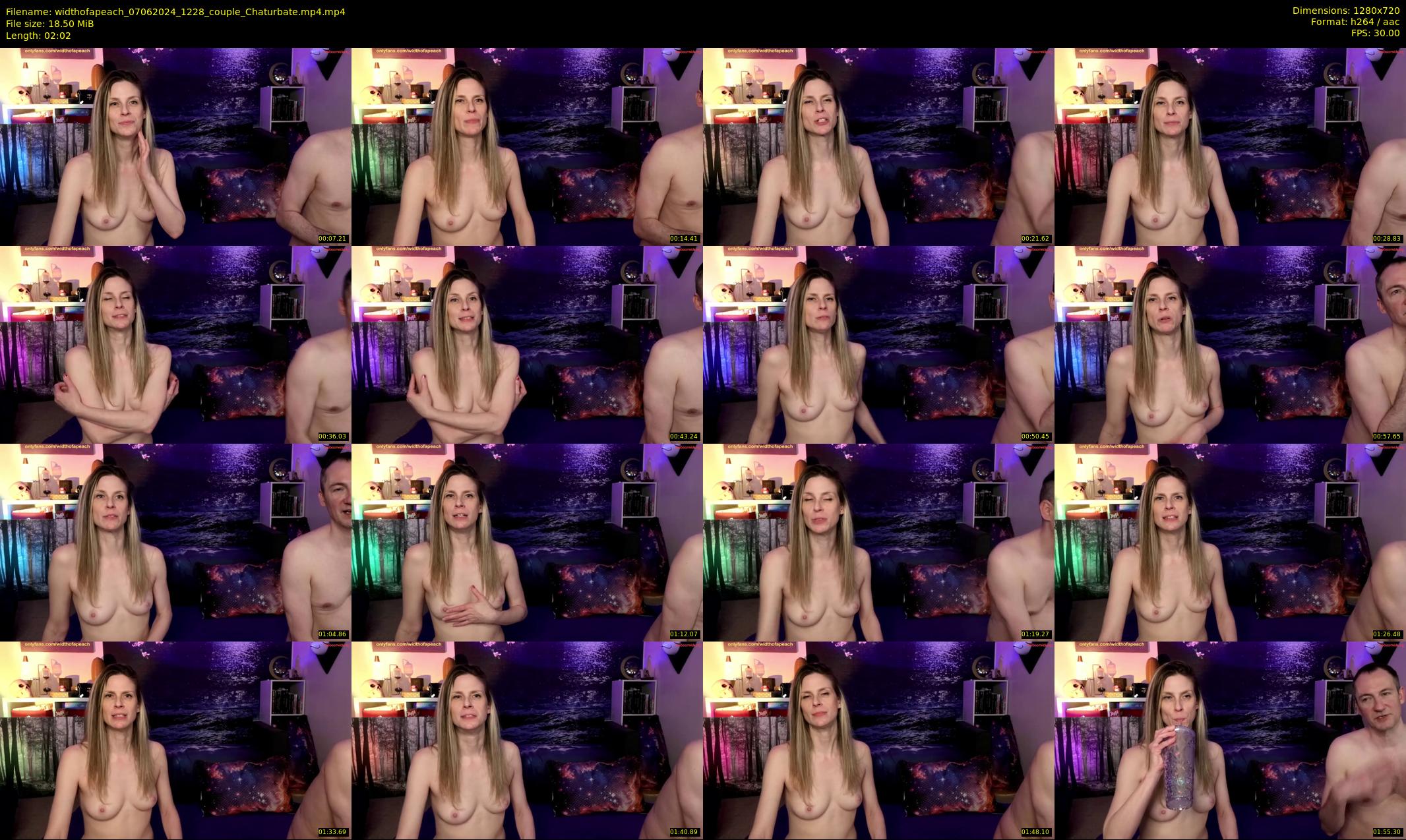 widthofapeach — 3 minute Chaturbate couple cam show recording, 720p, Jun 7, 2024