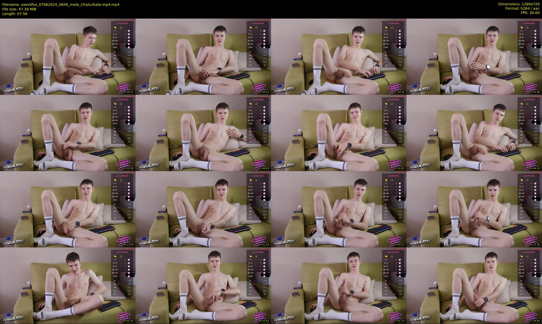 xxevilfox — 8 minute Chaturbate male cam show recording, 720p, Jun 7, 2024