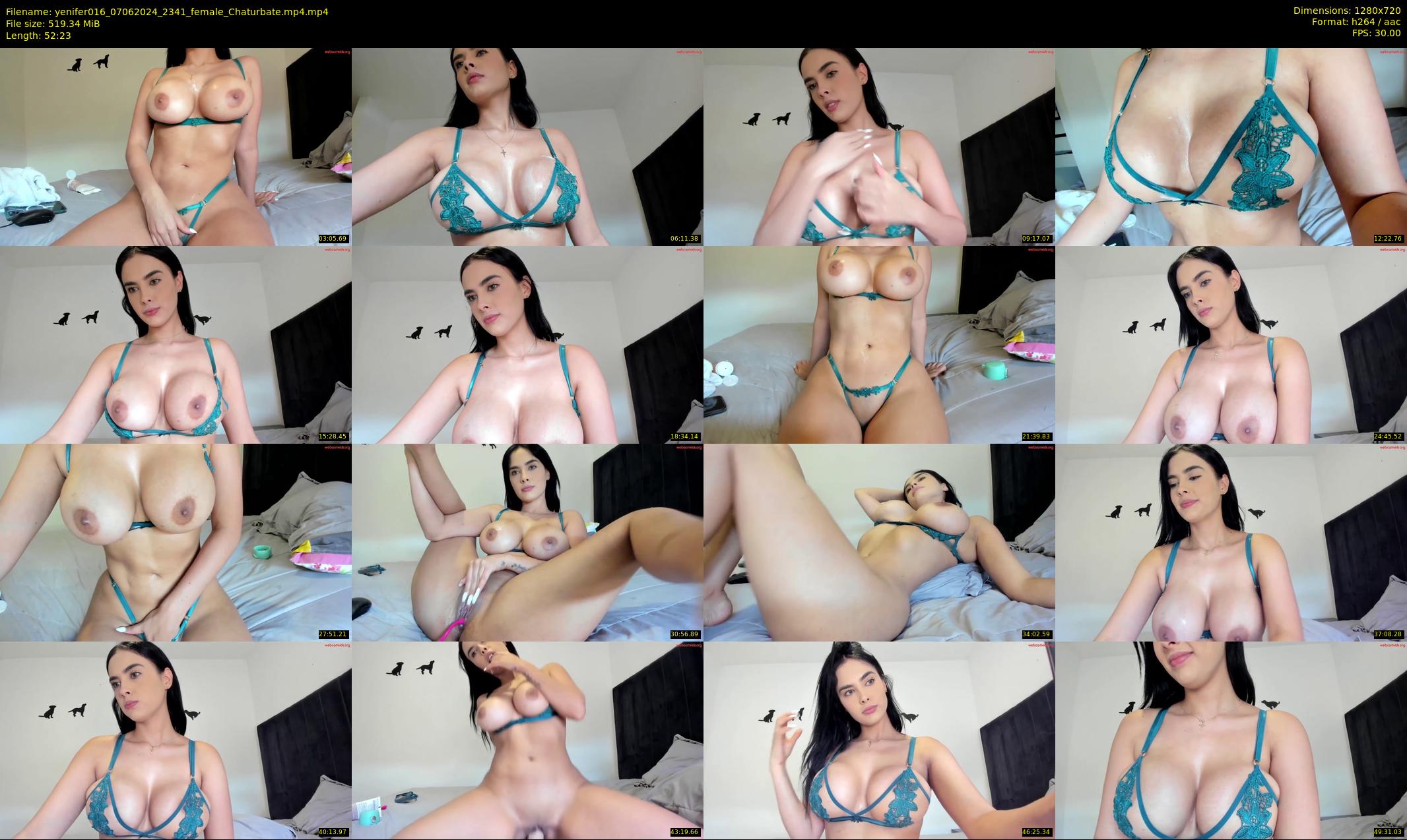 yenifer016 — 53 minute Chaturbate female cam show recording, 720p, Jun 7, 2024
