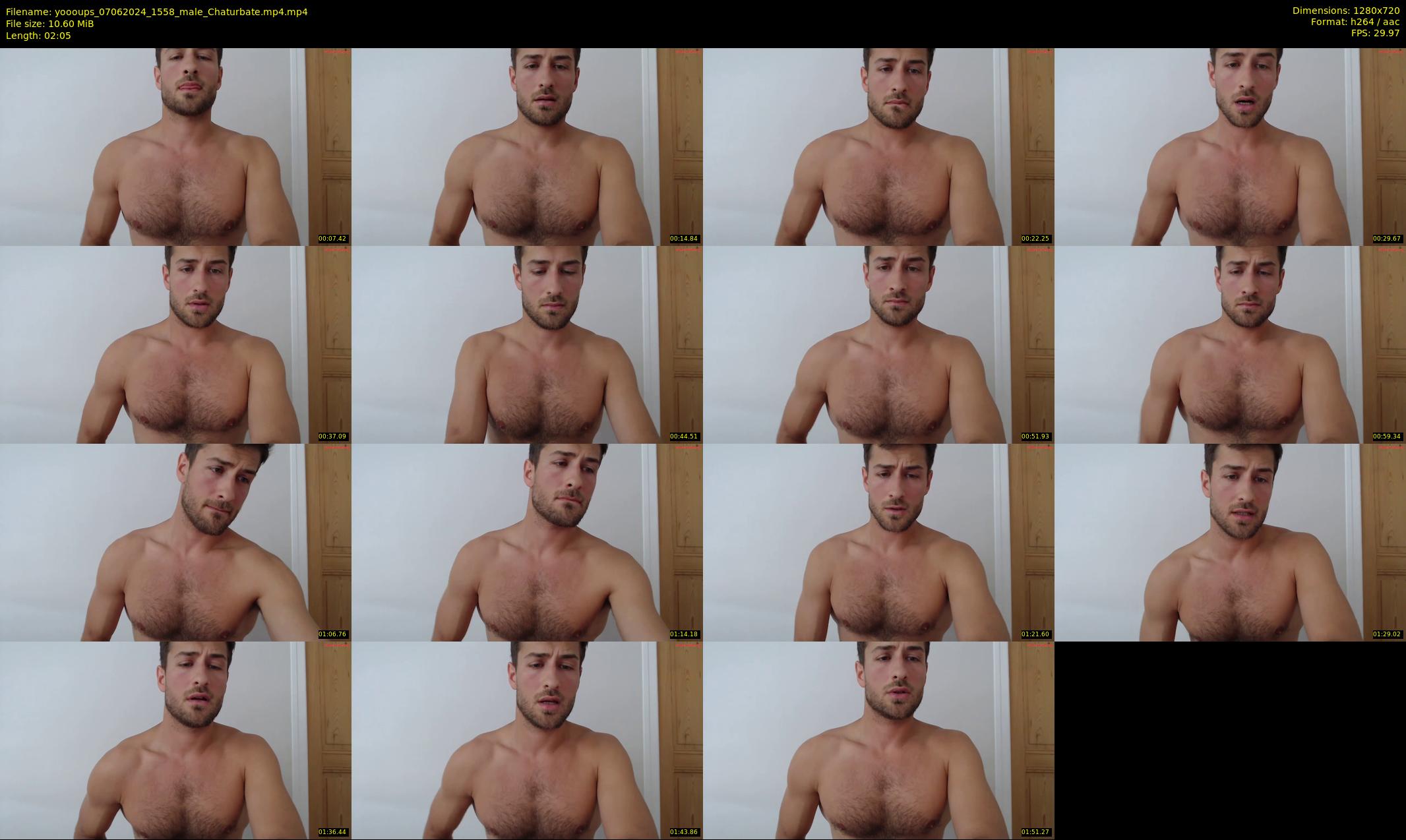 yoooups — 3 minute Chaturbate male cam show recording, 720p, Jun 7, 2024