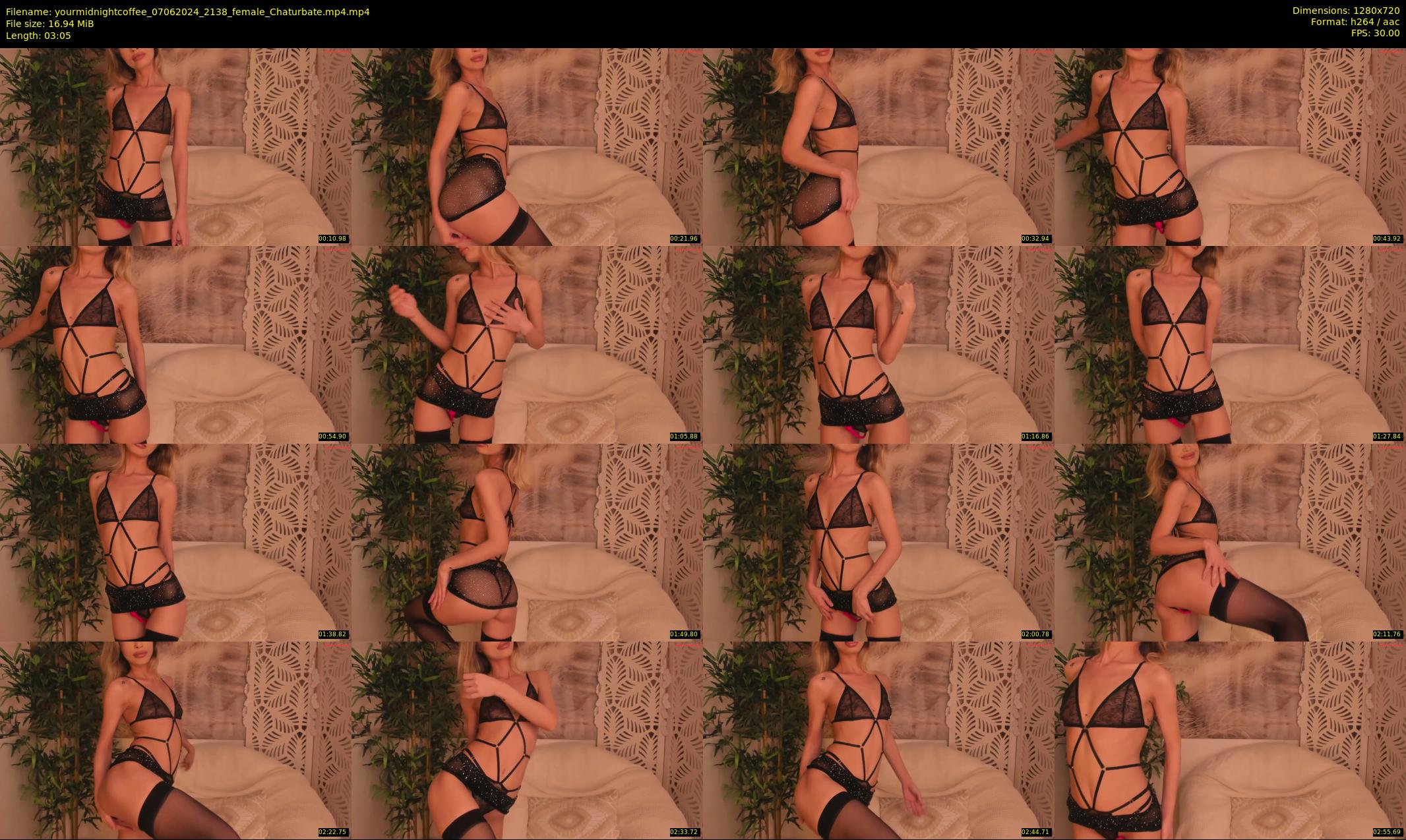 yourmidnightcoffee — 4 minute Chaturbate female cam show recording, 720p, Jun 7, 2024